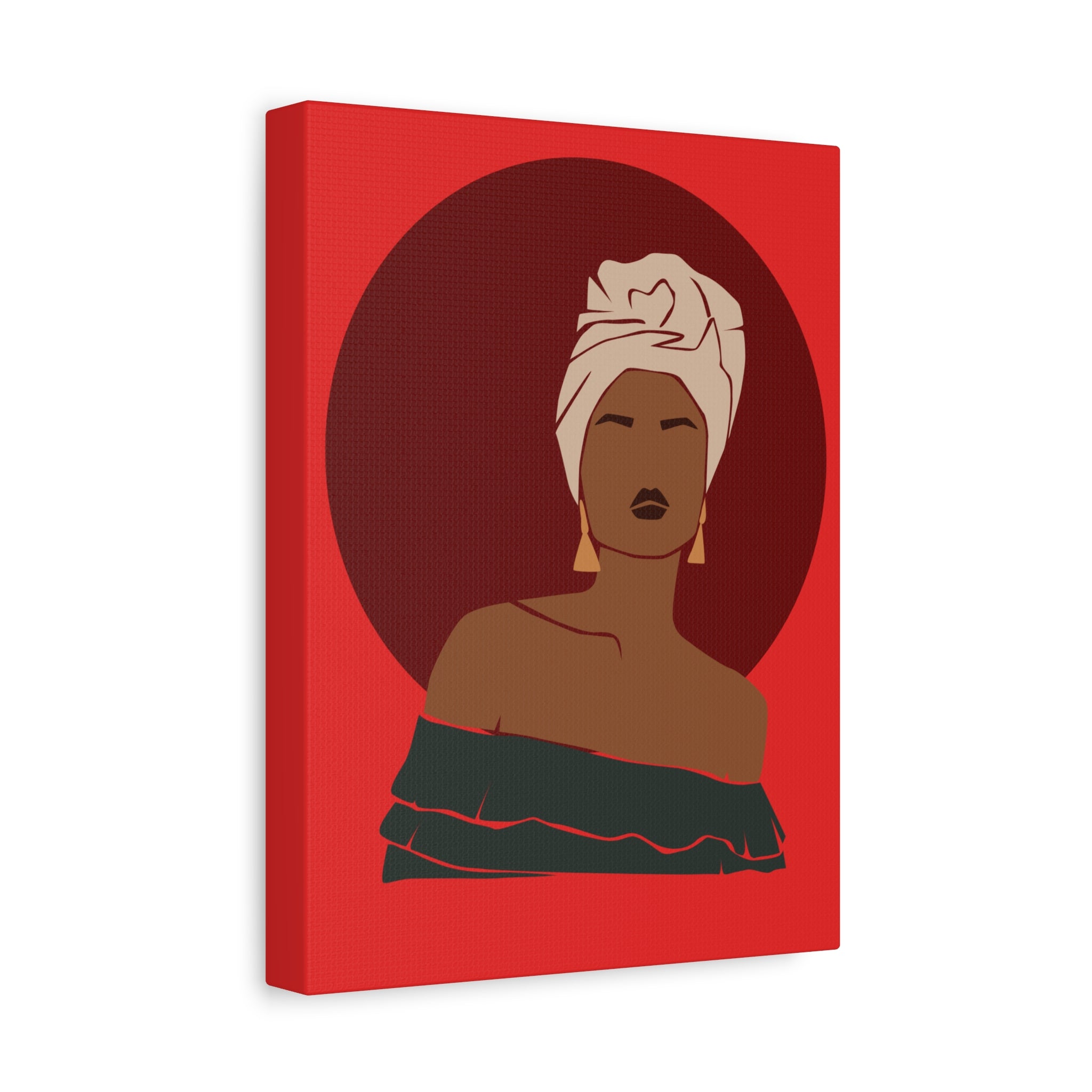Afrocentric Woman - Canvas Art