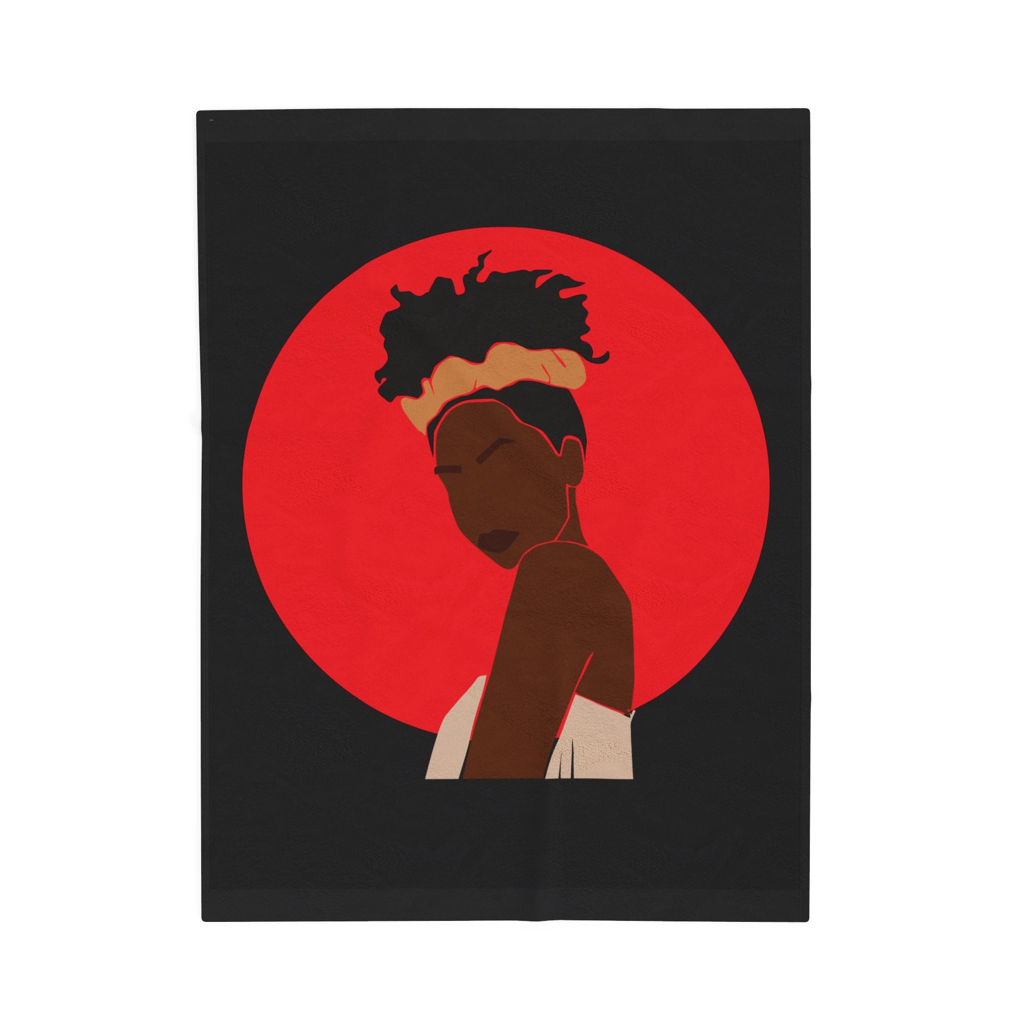 Bold Red Woman - Blanket