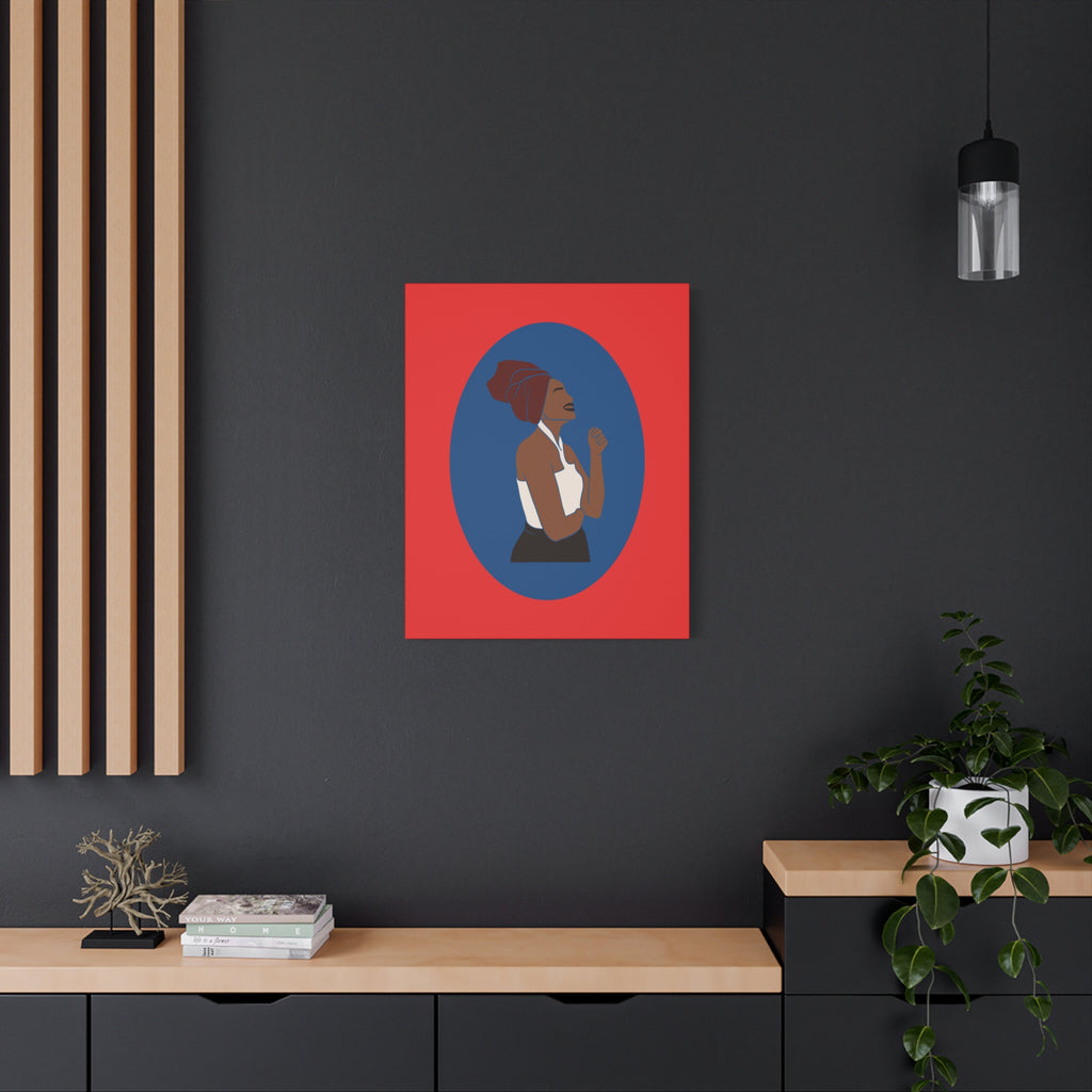 Joyful Woman — Canvas Art