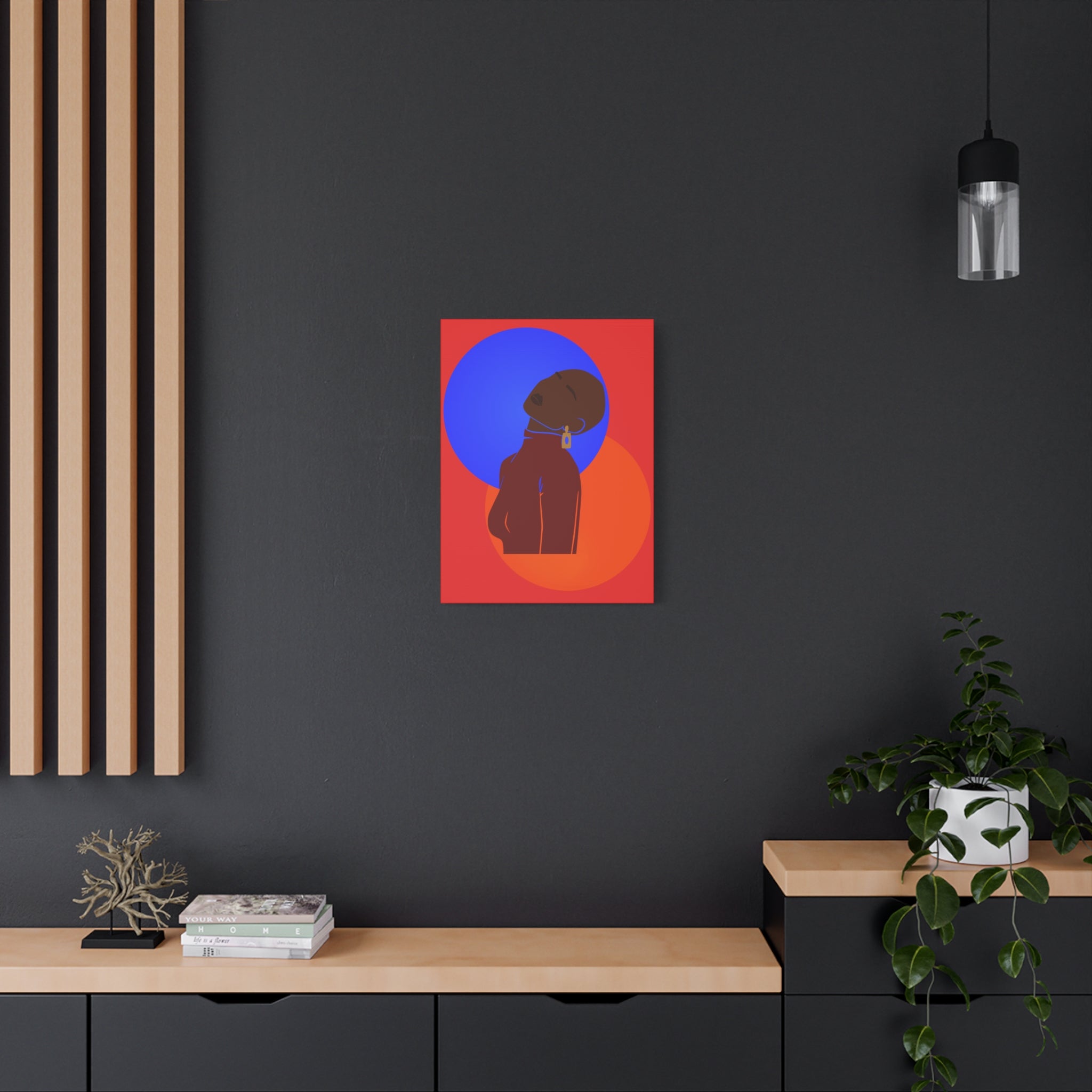 Bold Abstract Woman — Canvas Art