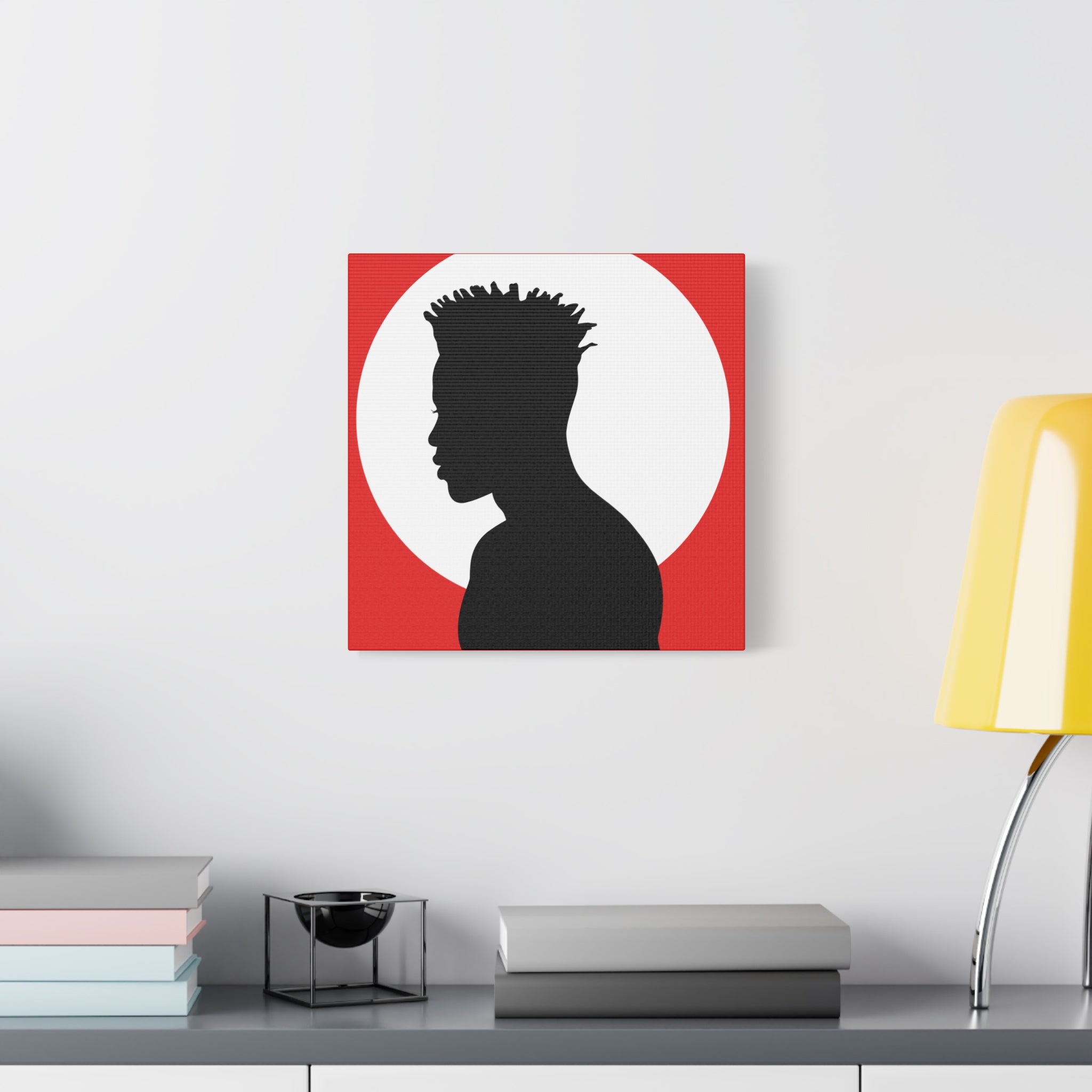 Male Silhouette — Canvas Art