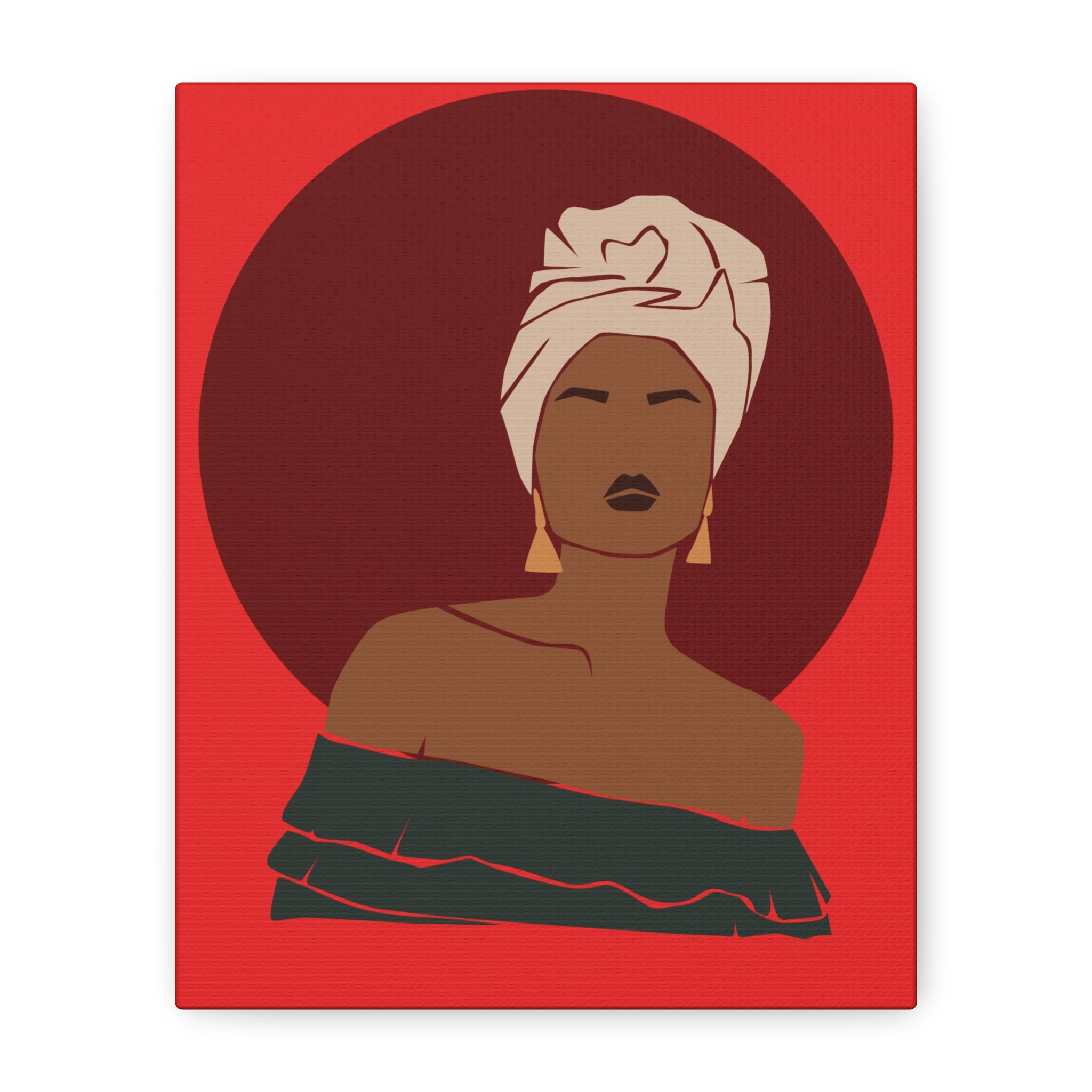 Afrocentric Woman - Canvas Art