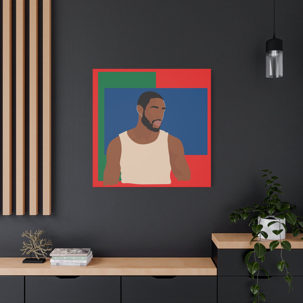 Modern Minimalist Bold Color Block -  Canvas Art