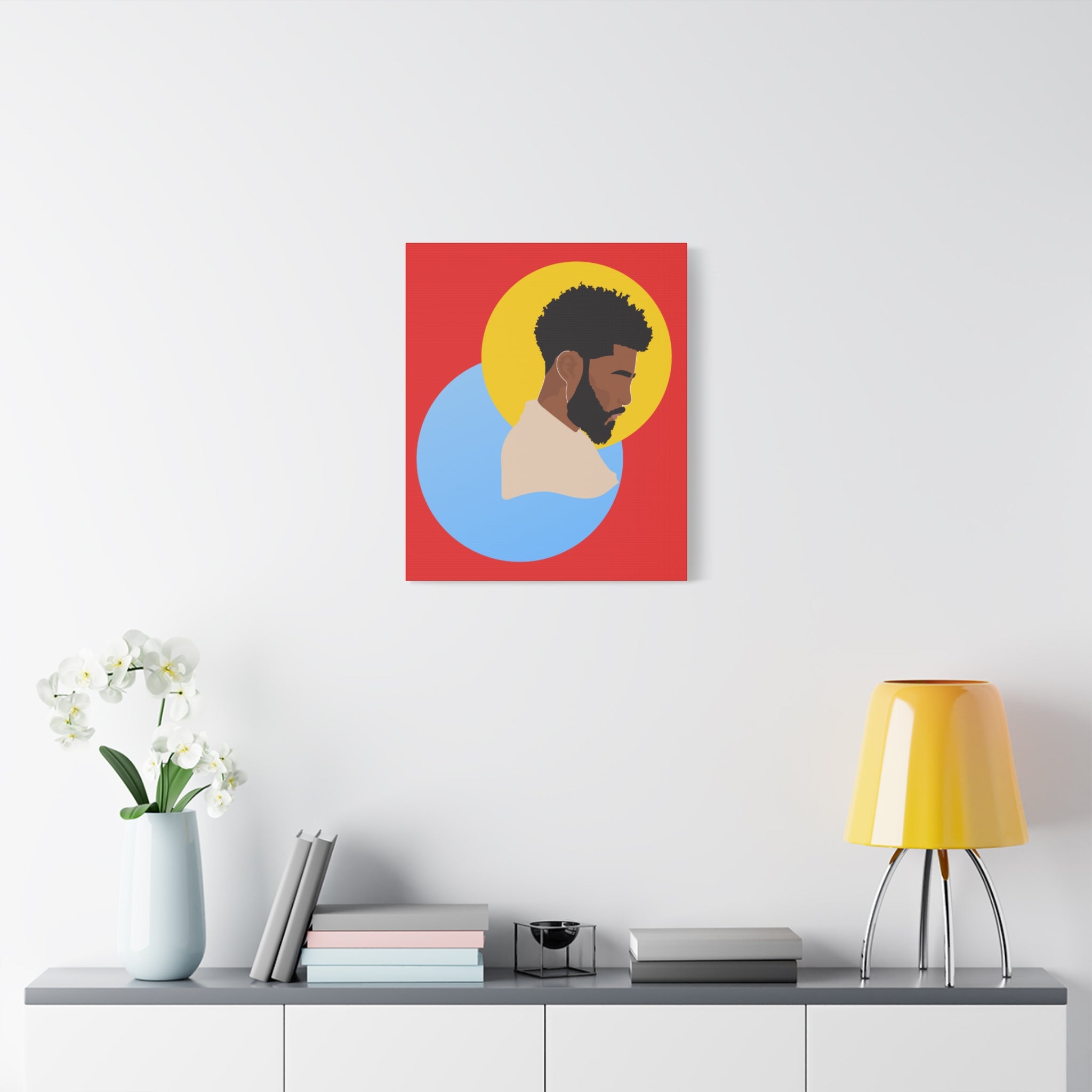 Male Silhouette — Canvas Art
