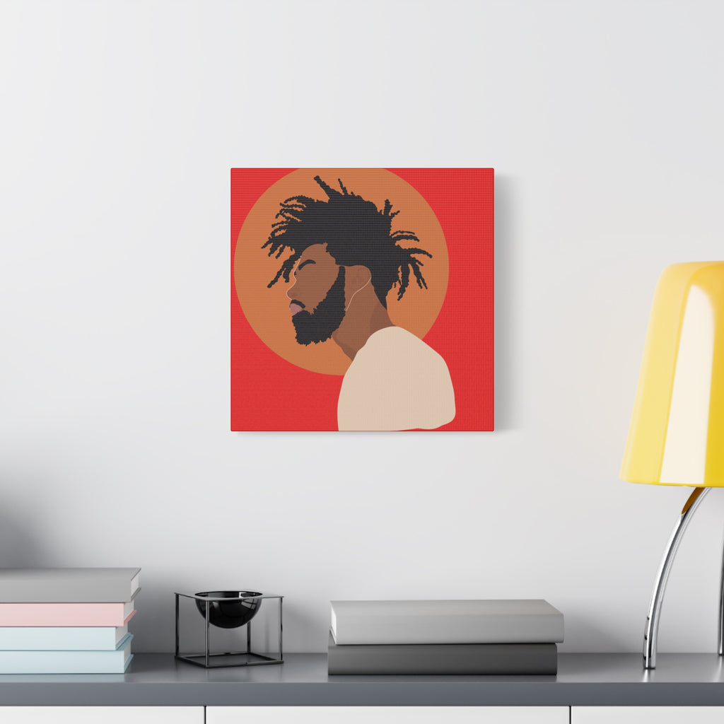 Male with Brown Sun — Canvas Art