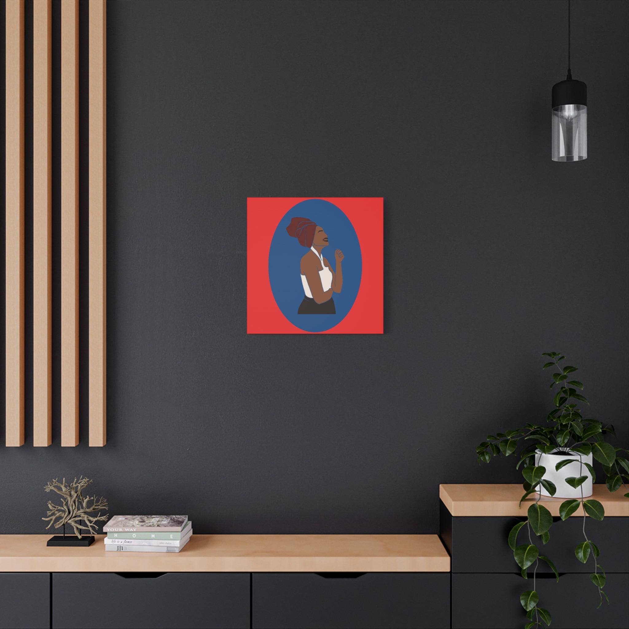 Joyful Woman — Canvas Art