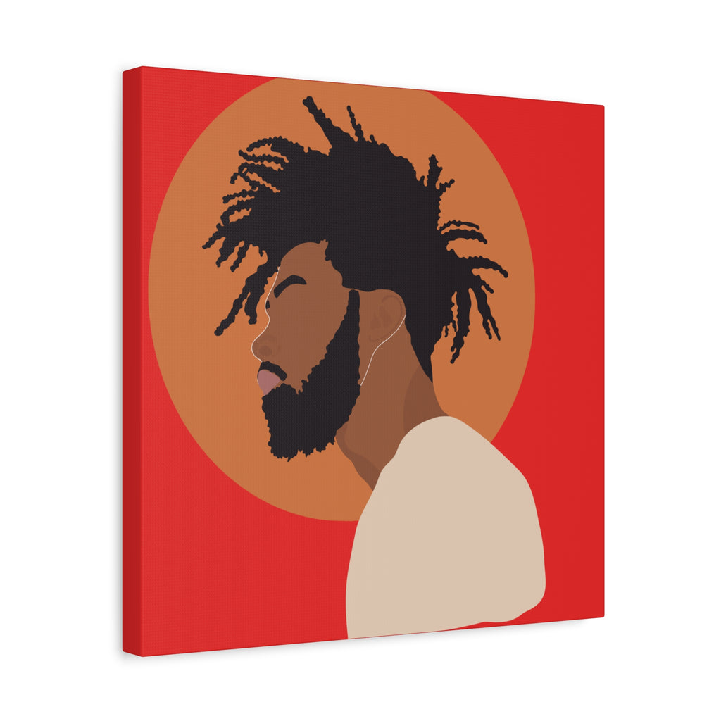 Male with Brown Sun — Canvas Art