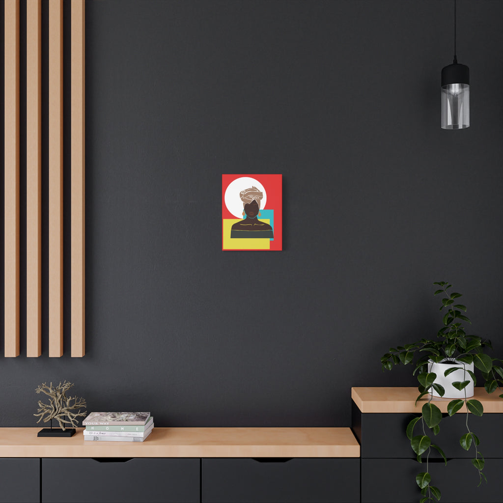 Headwrap Woman — Canvas Art