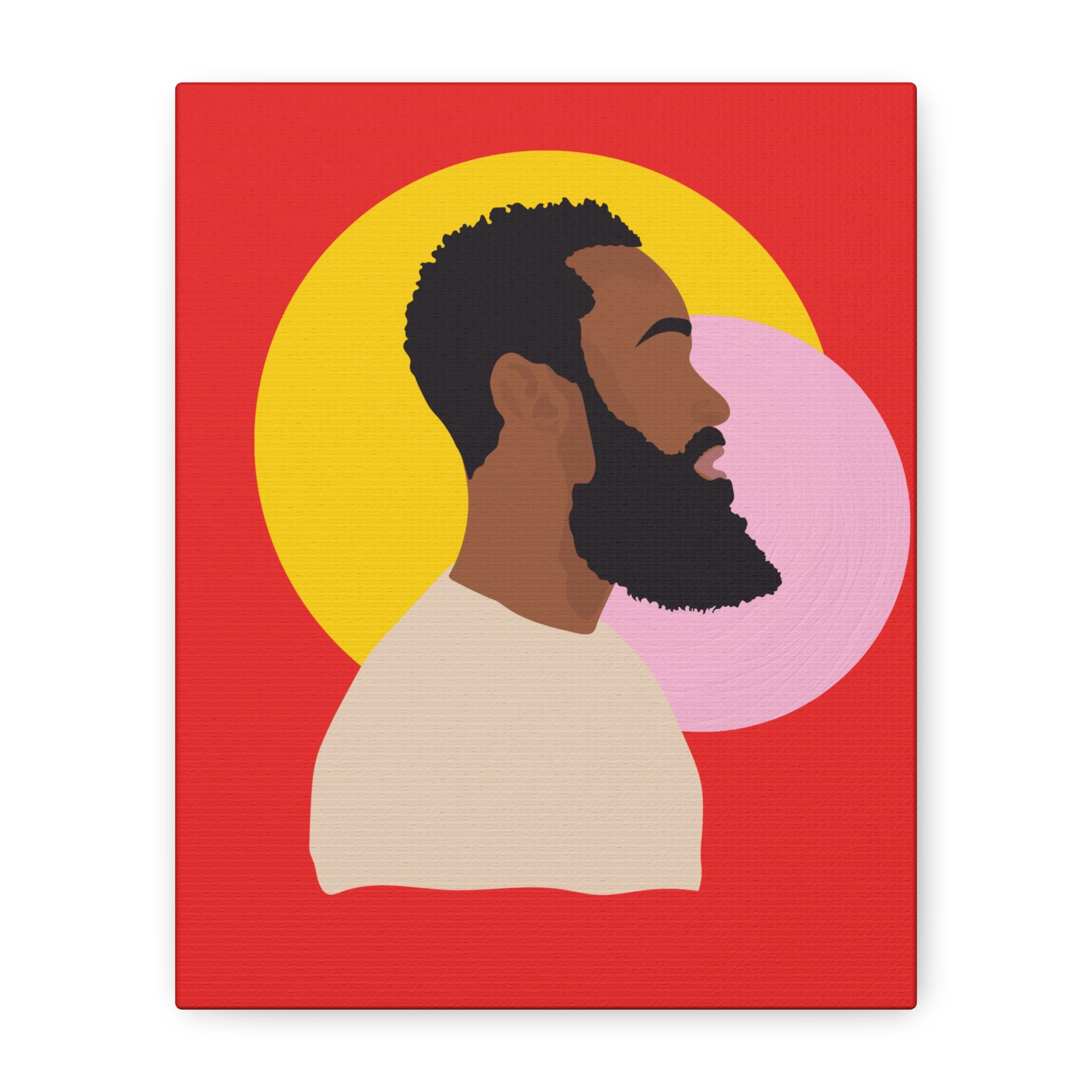 Bearded Man - Canvas Art