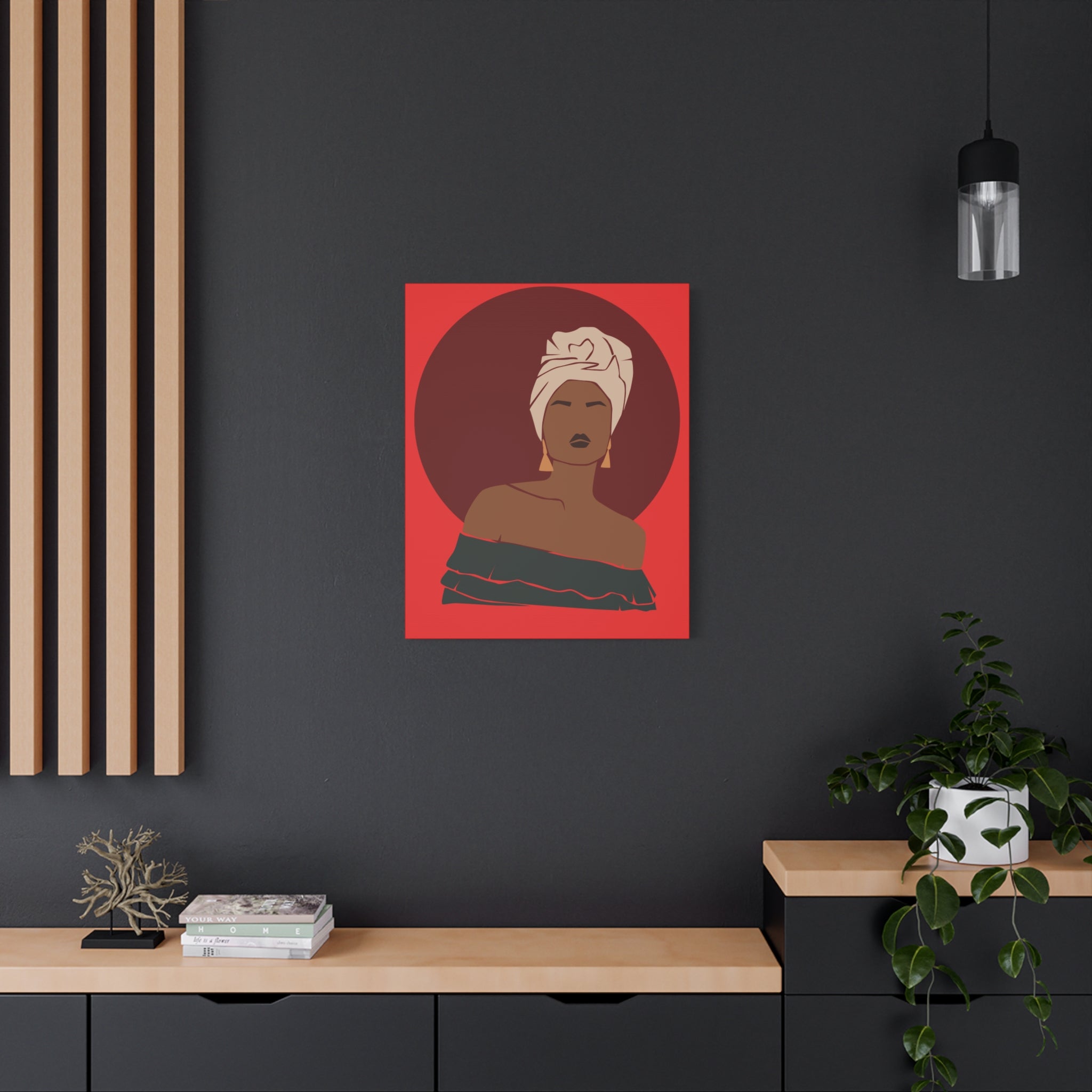 Afrocentric Woman - Canvas Art