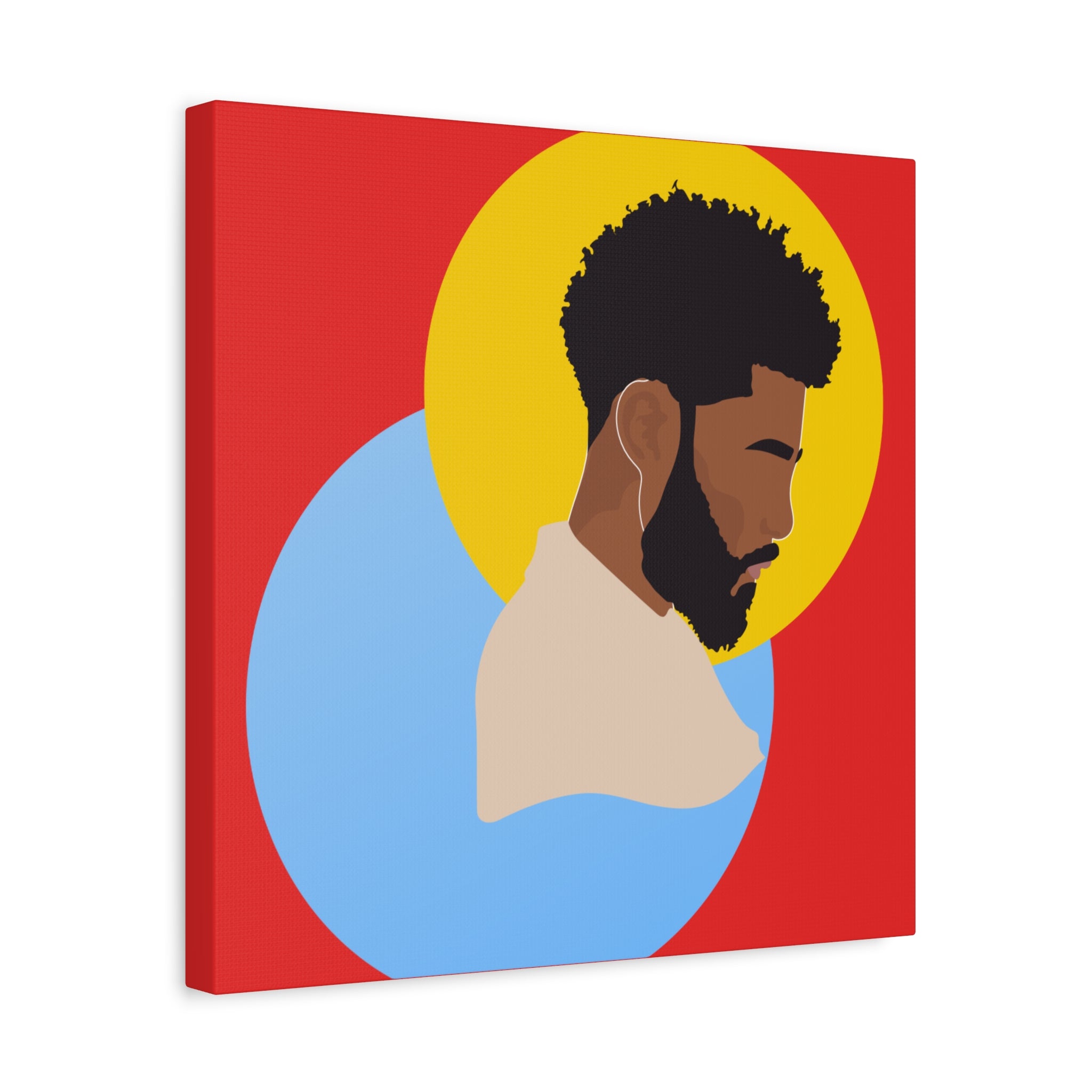 Male Silhouette — Canvas Art