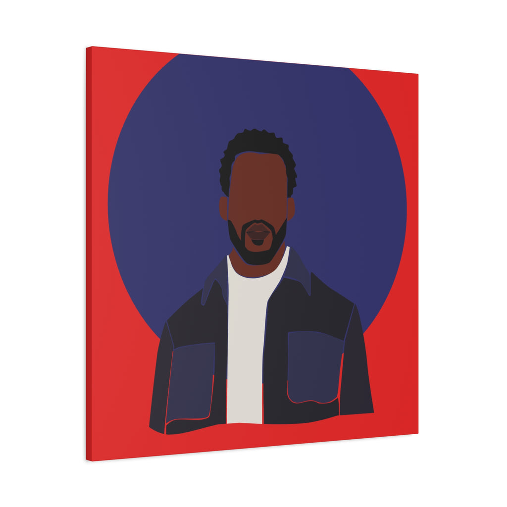Minimalist Male Abstract — Canvas Art