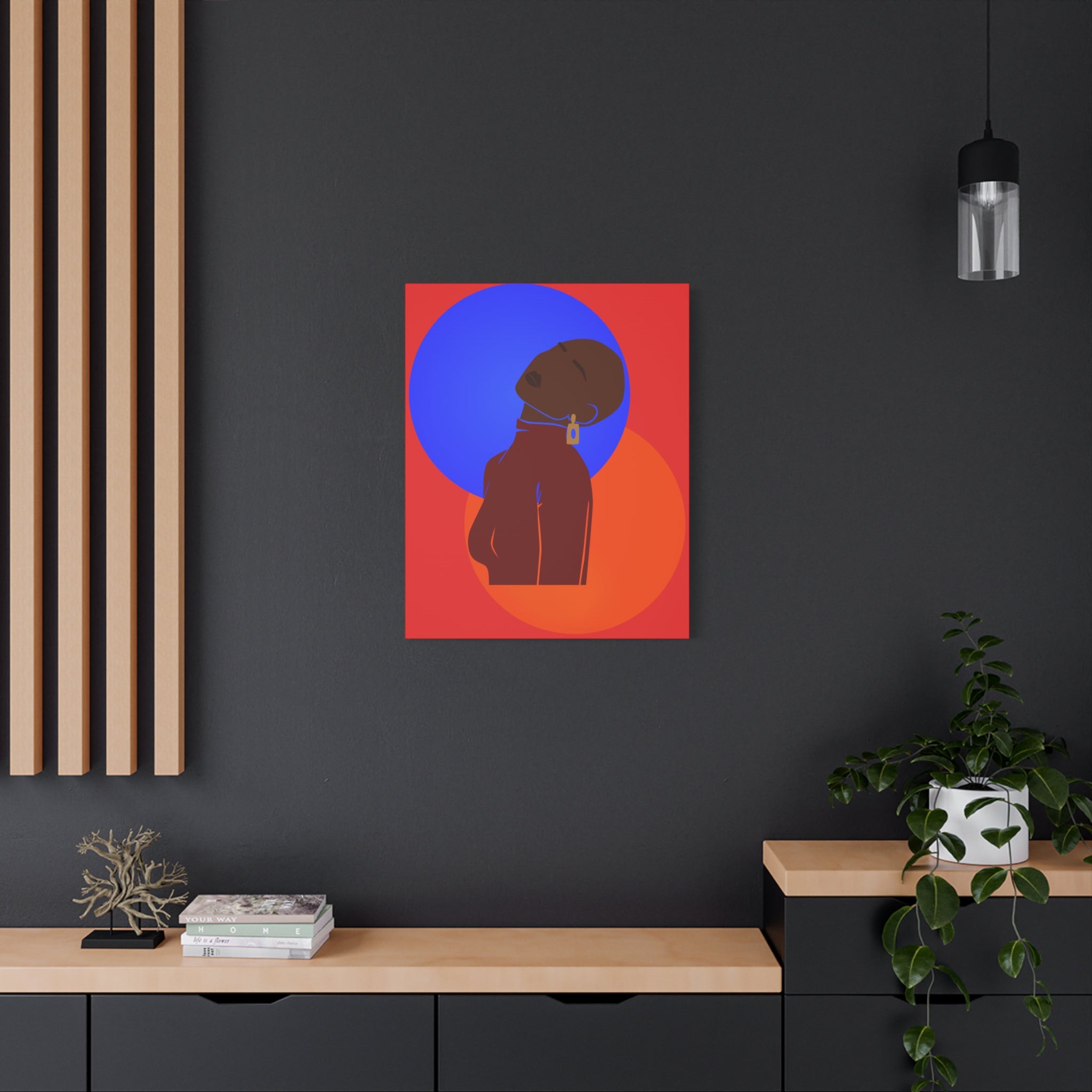 Bold Abstract Woman — Canvas Art