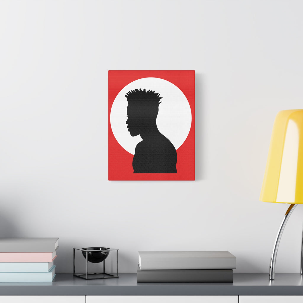 Male Silhouette — Canvas Art