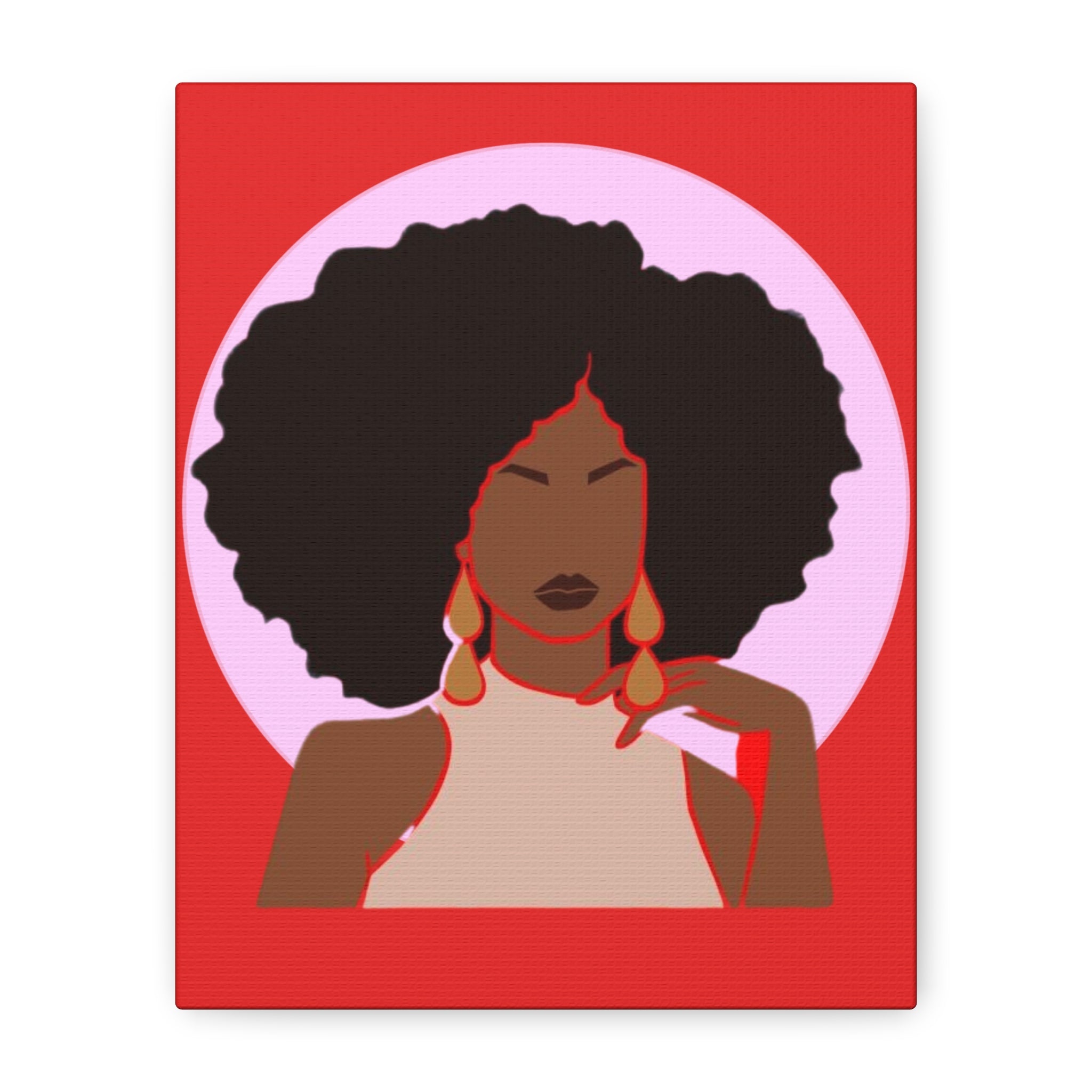 Afro Woman — Art Canvas