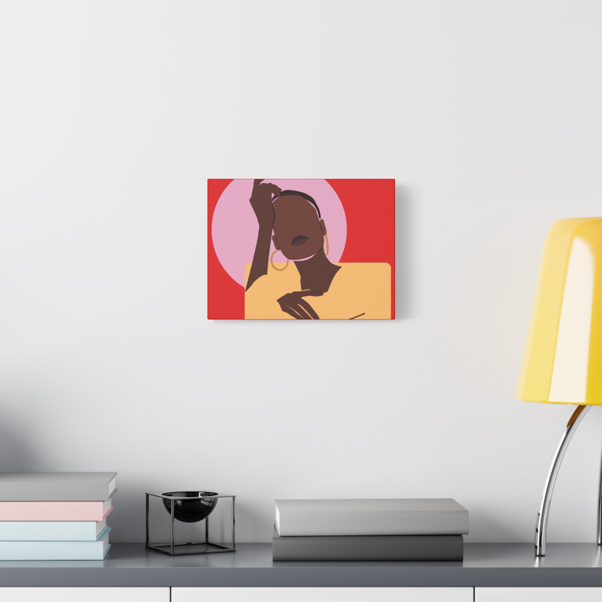 Abstract Afrocentric Portrait - Canvas Art