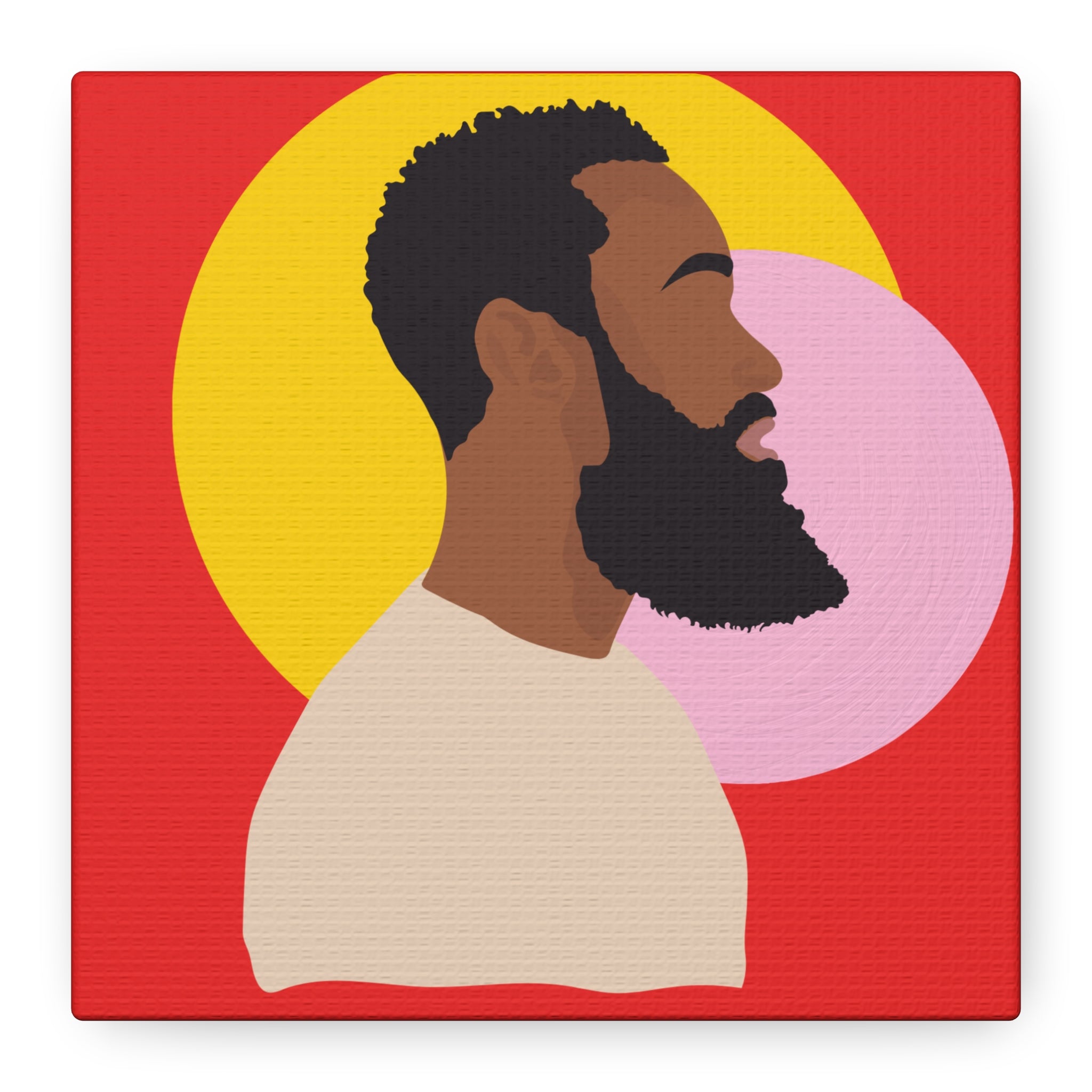 Bearded Man - Canvas Art