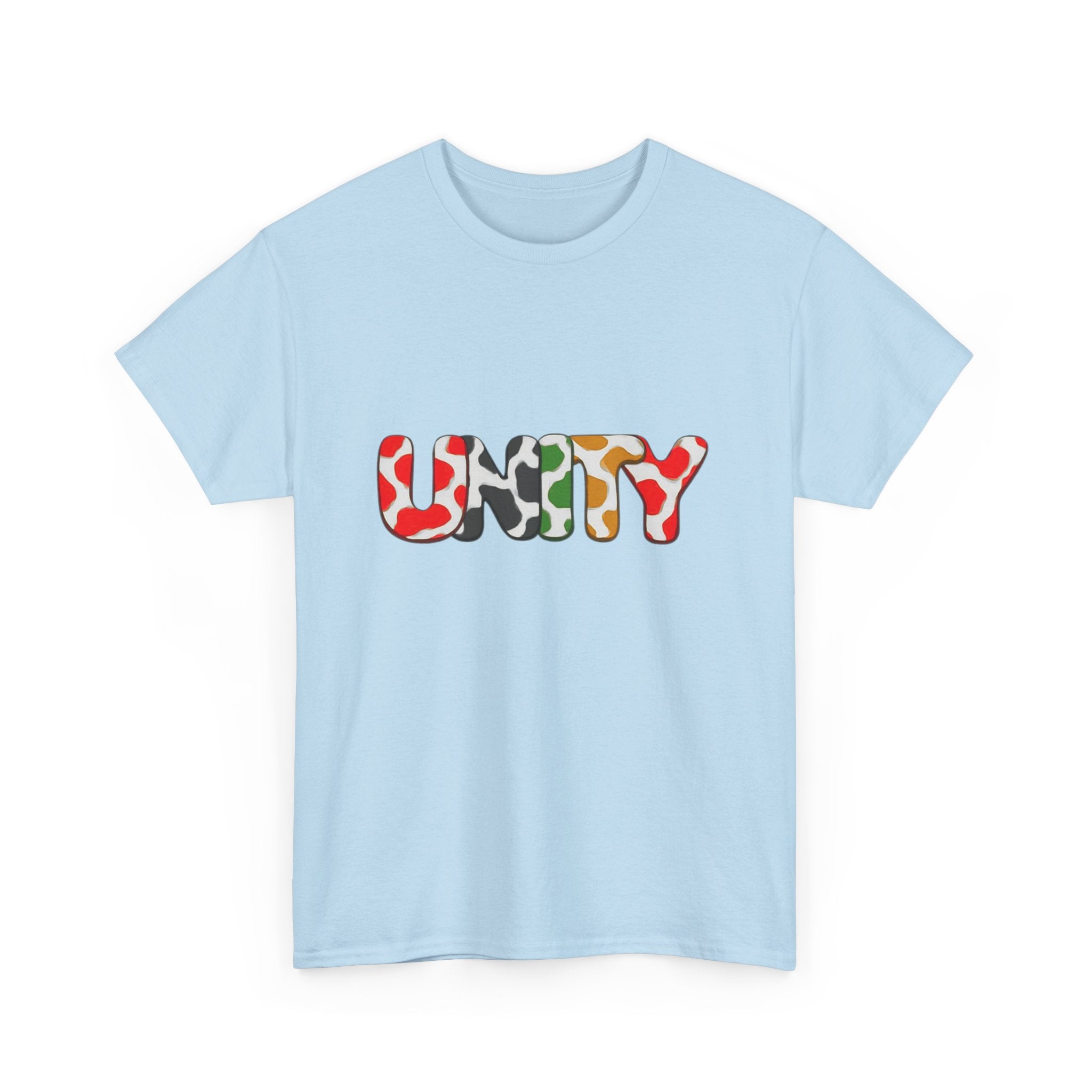 Unity  Colorful Camouflage –Empowerment Tee Shirt