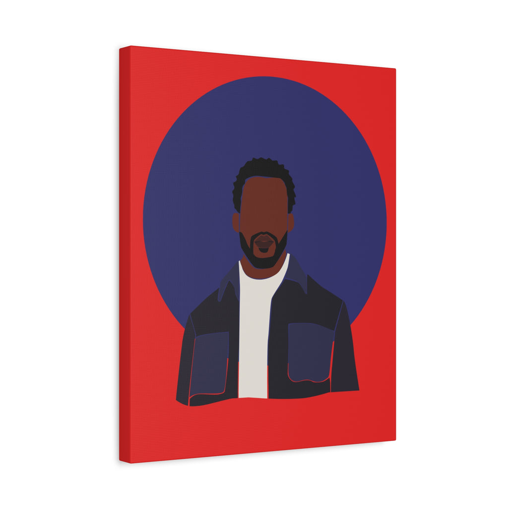 Minimalist Male Abstract — Canvas Art