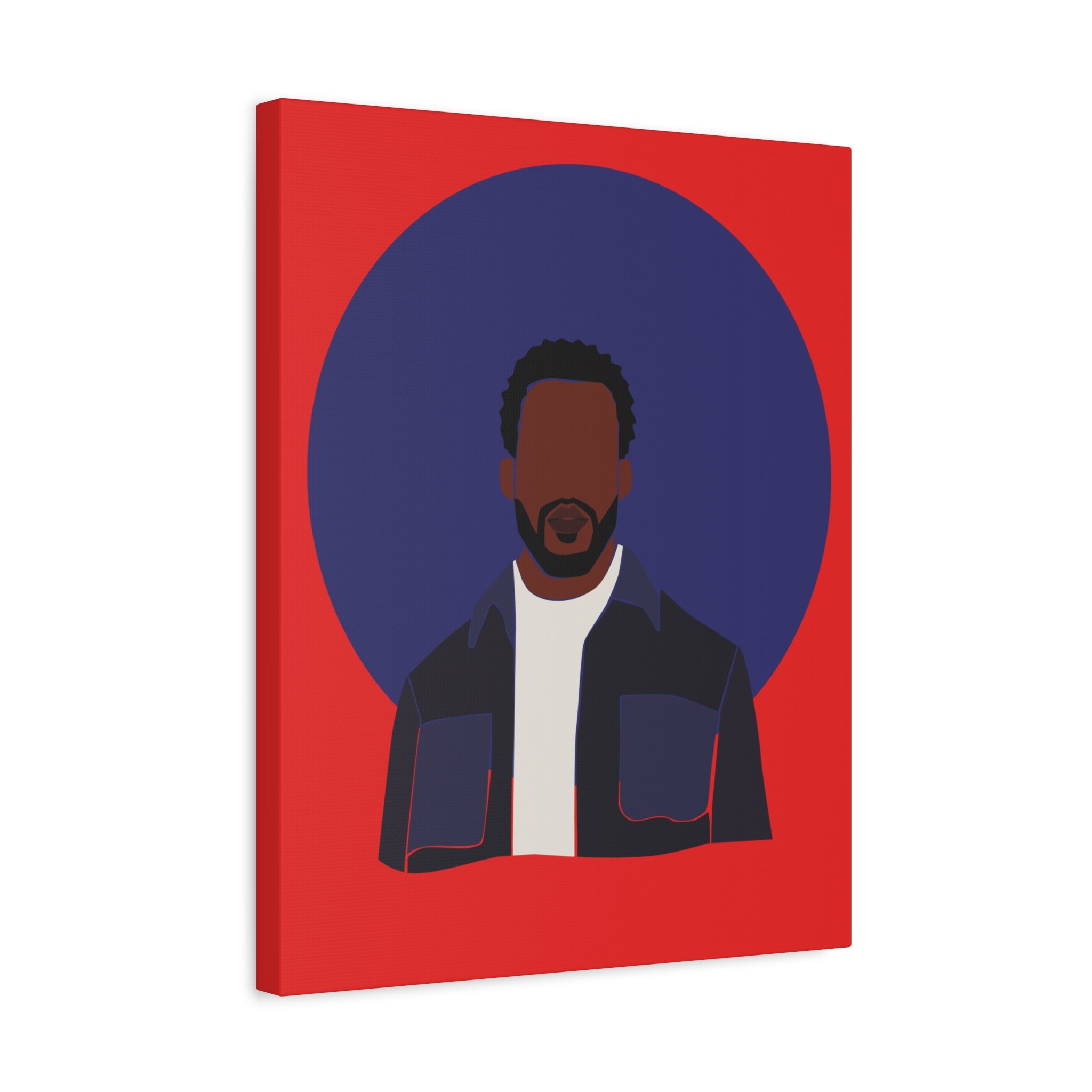 Minimalist Male Abstract — Canvas Art