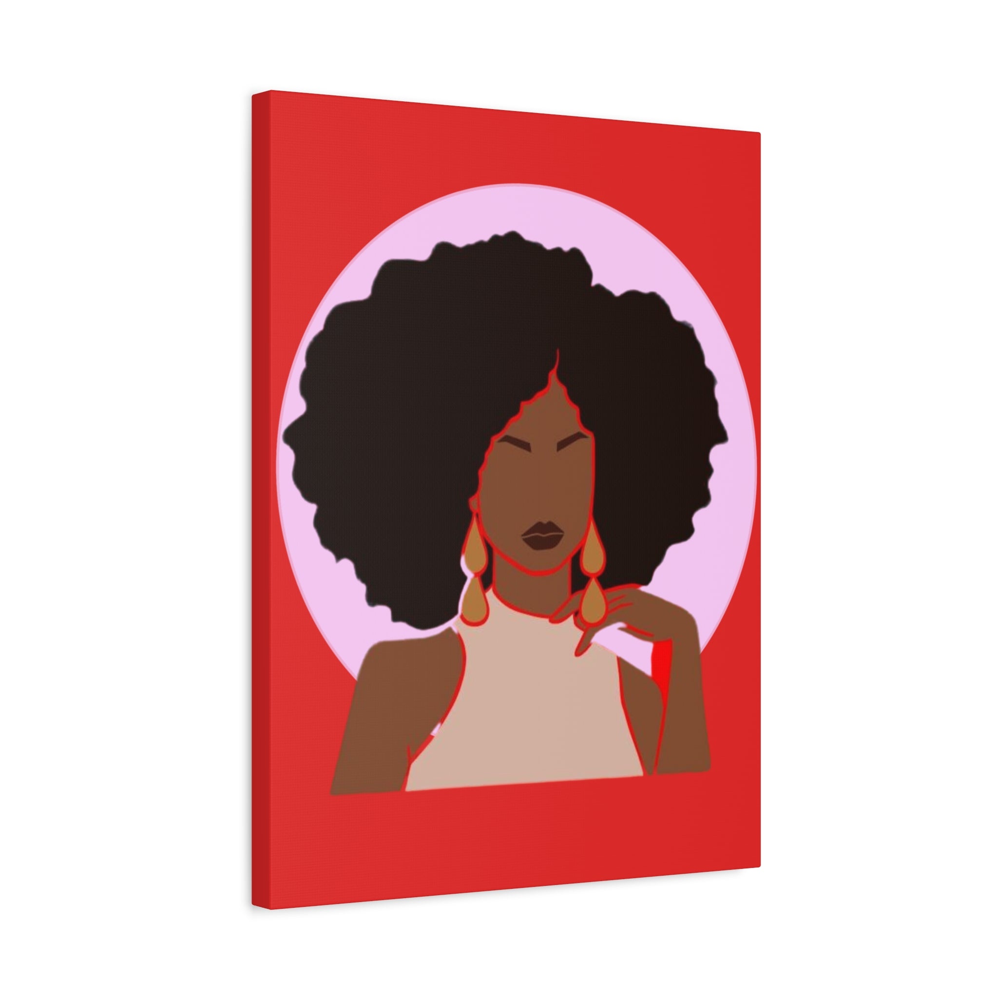 Afro Woman — Art Canvas
