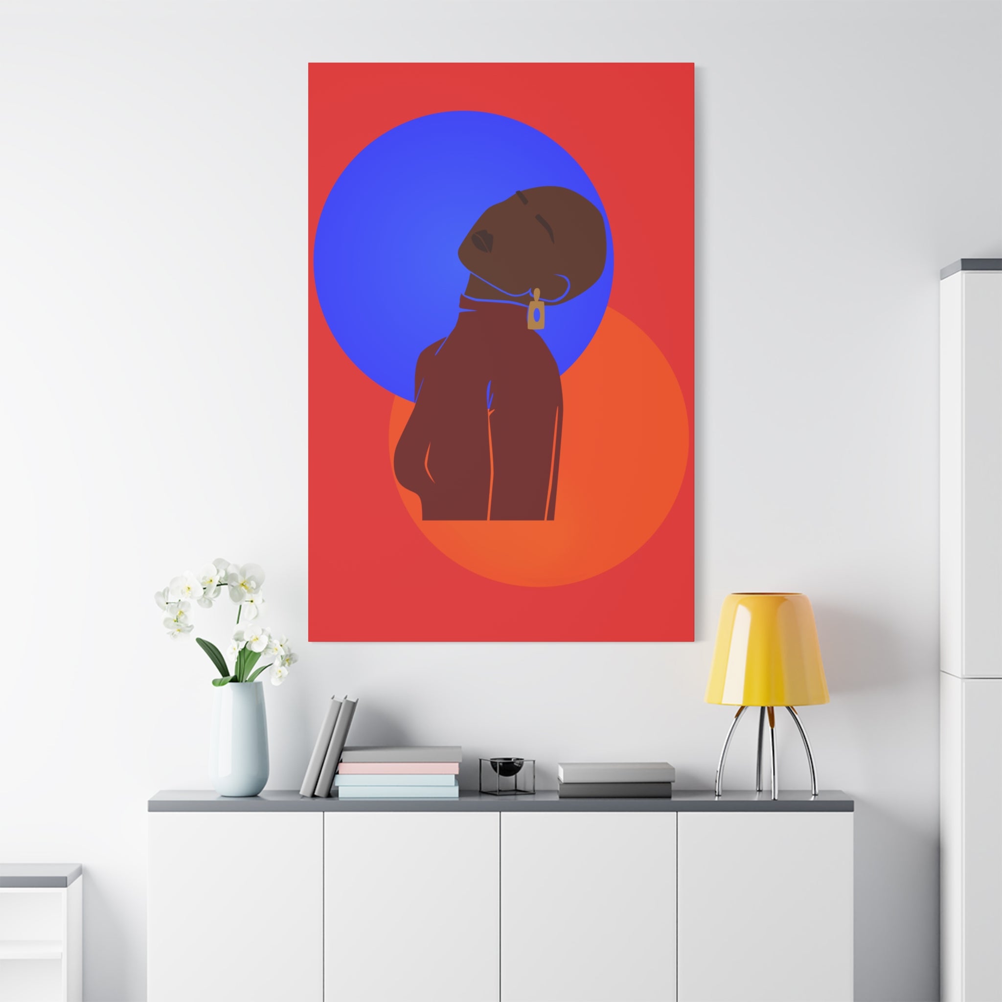Bold Abstract Woman — Canvas Art