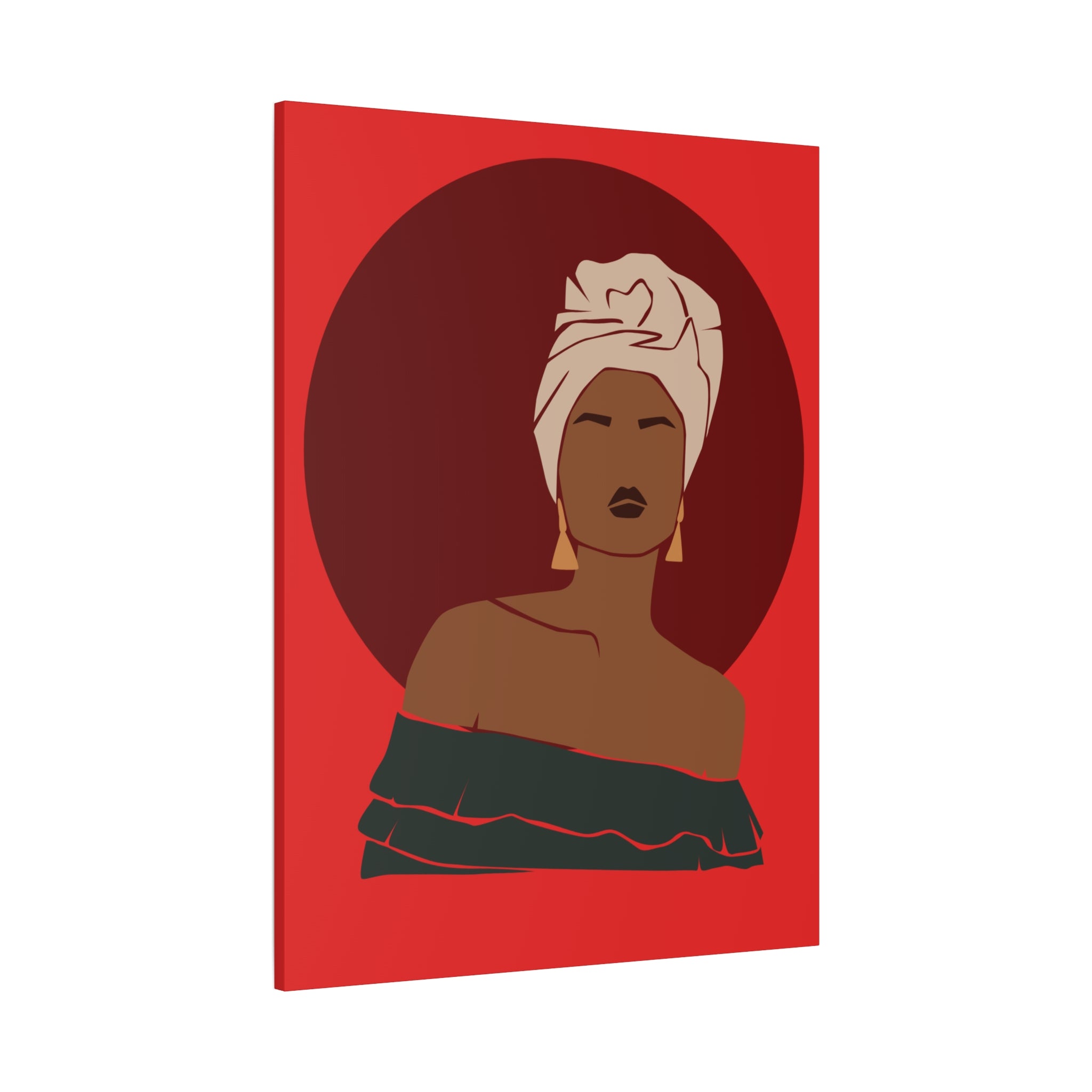 Afrocentric Woman - Canvas Art