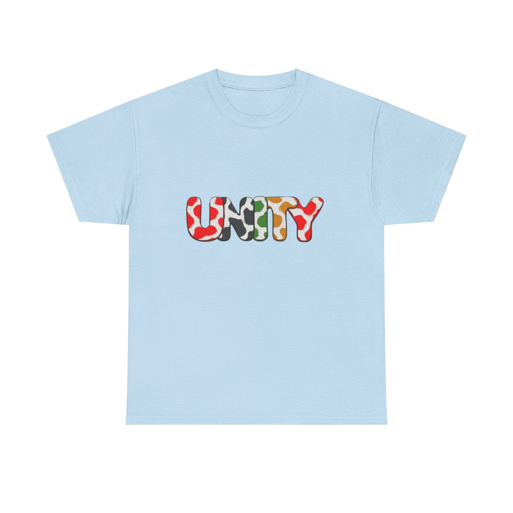 Unity  Colorful Camouflage –Empowerment Tee Shirt