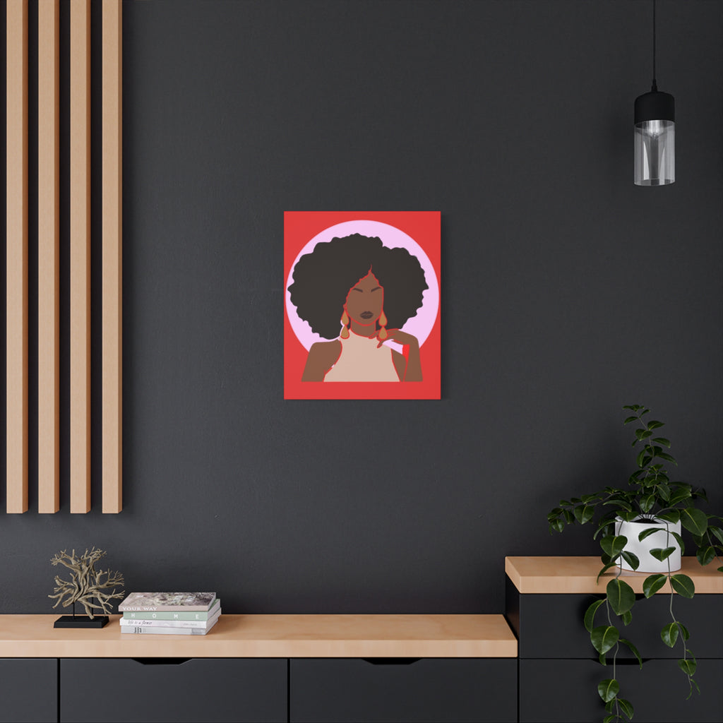 Afro Woman — Art Canvas