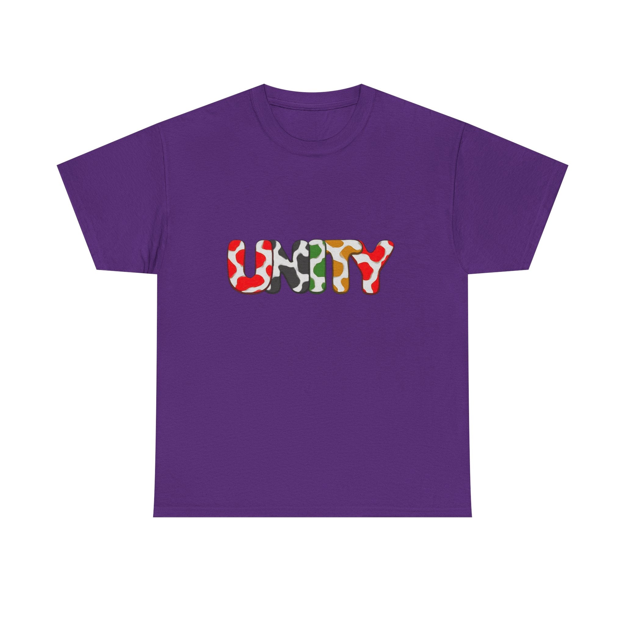 Unity  Colorful Camouflage –Empowerment Tee Shirt
