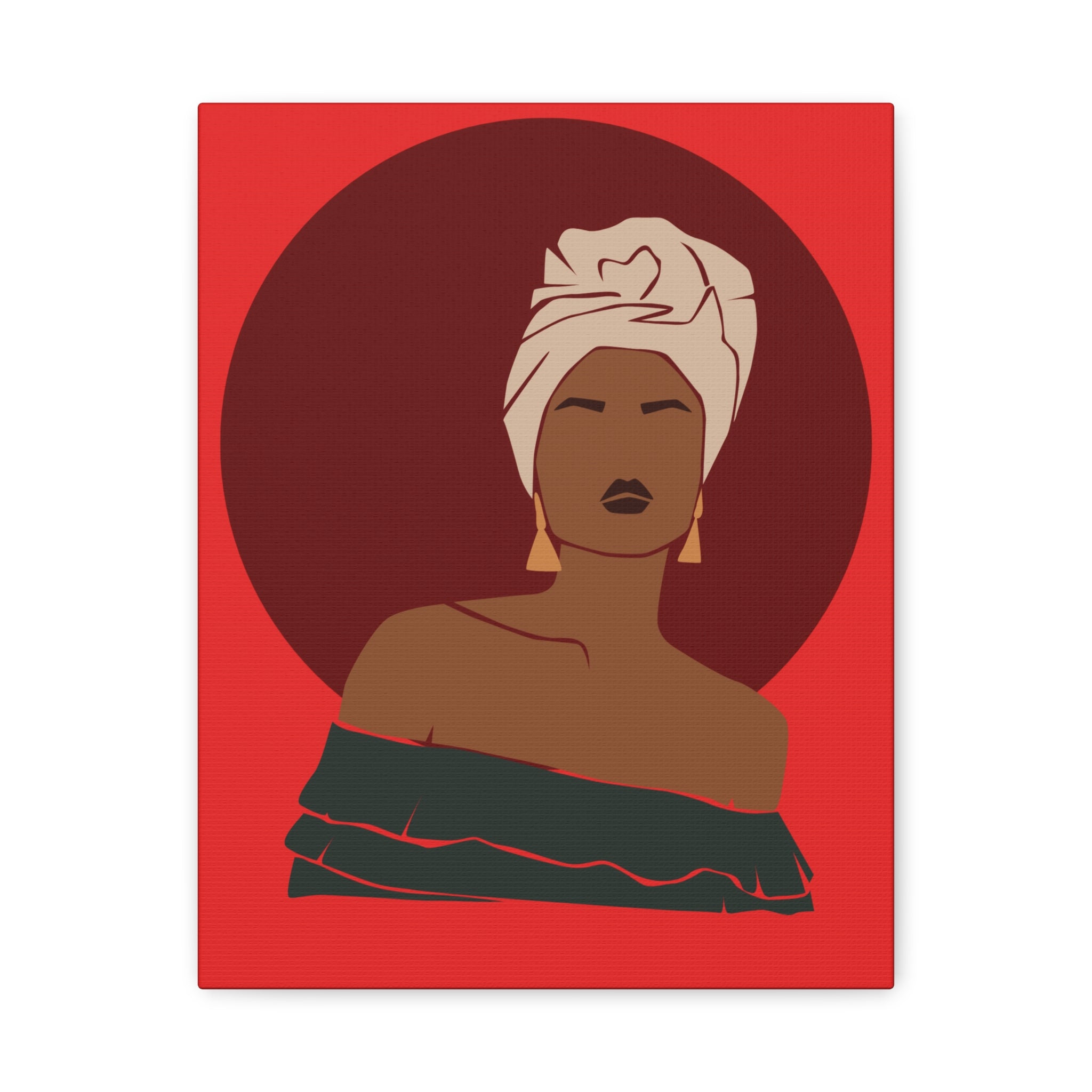 Afrocentric Woman - Canvas Art