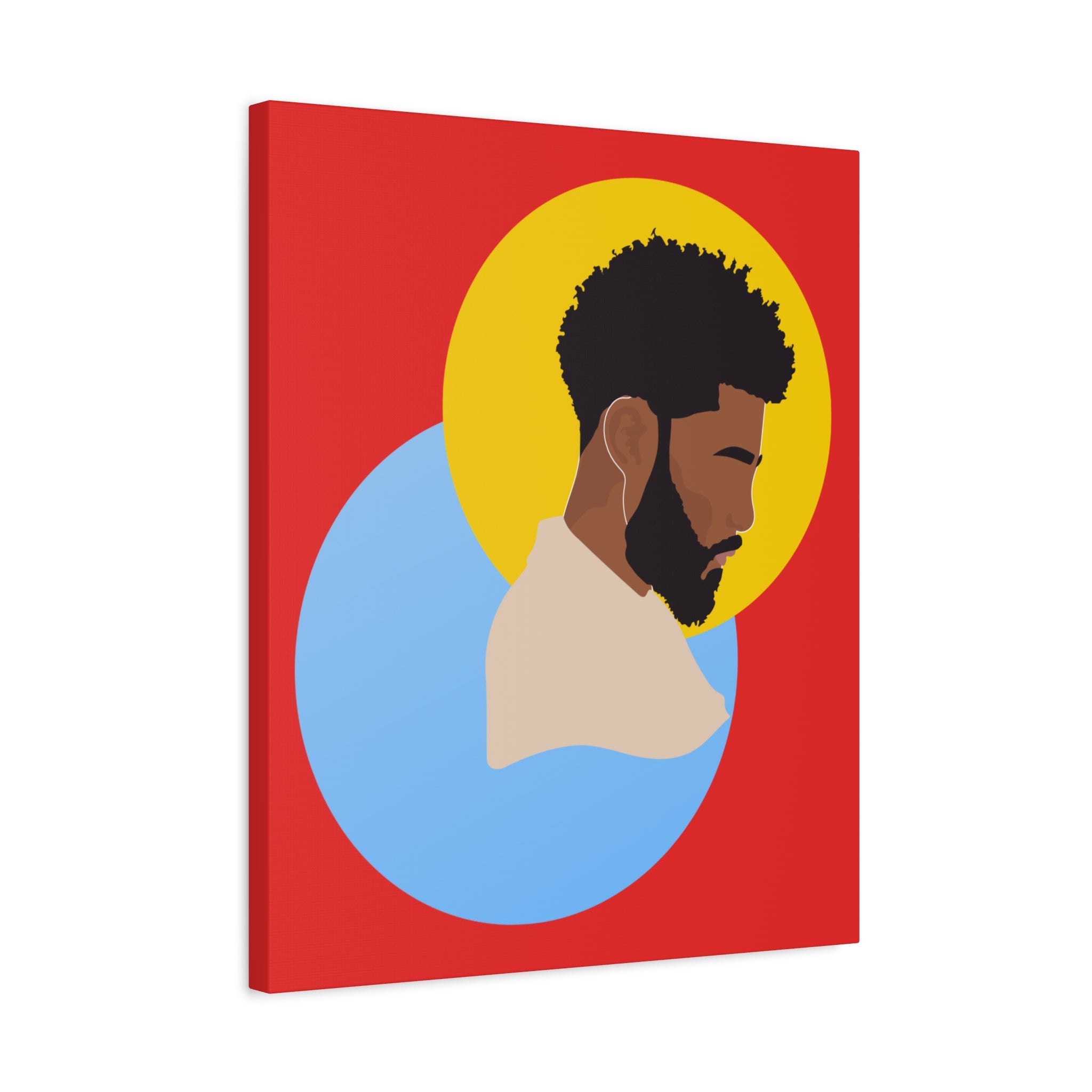 Male Silhouette — Canvas Art