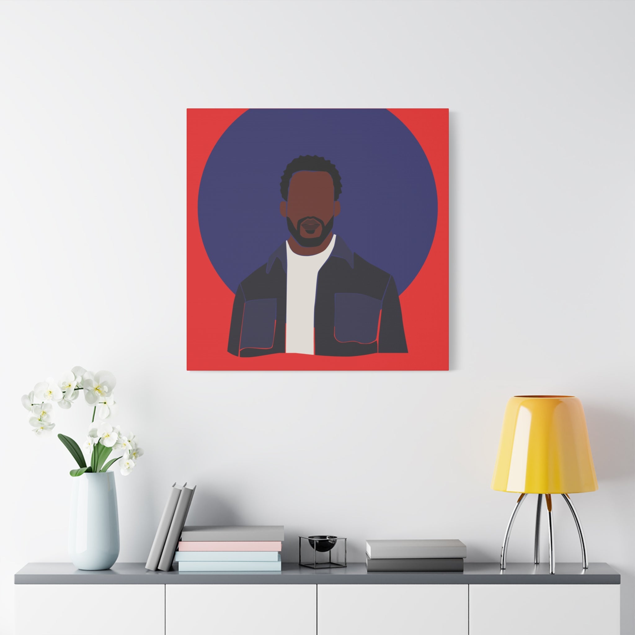Minimalist Male Abstract — Canvas Art