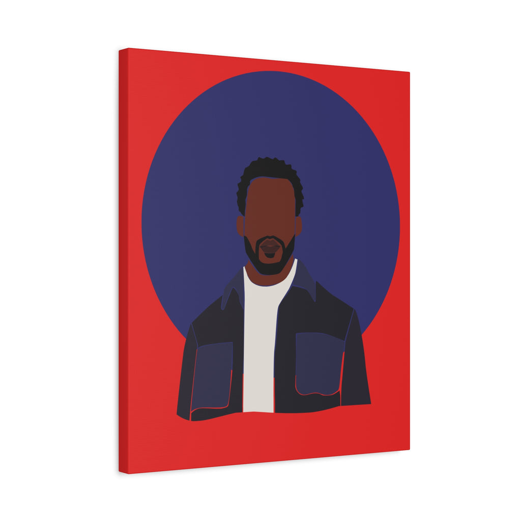 Minimalist Male Abstract — Canvas Art