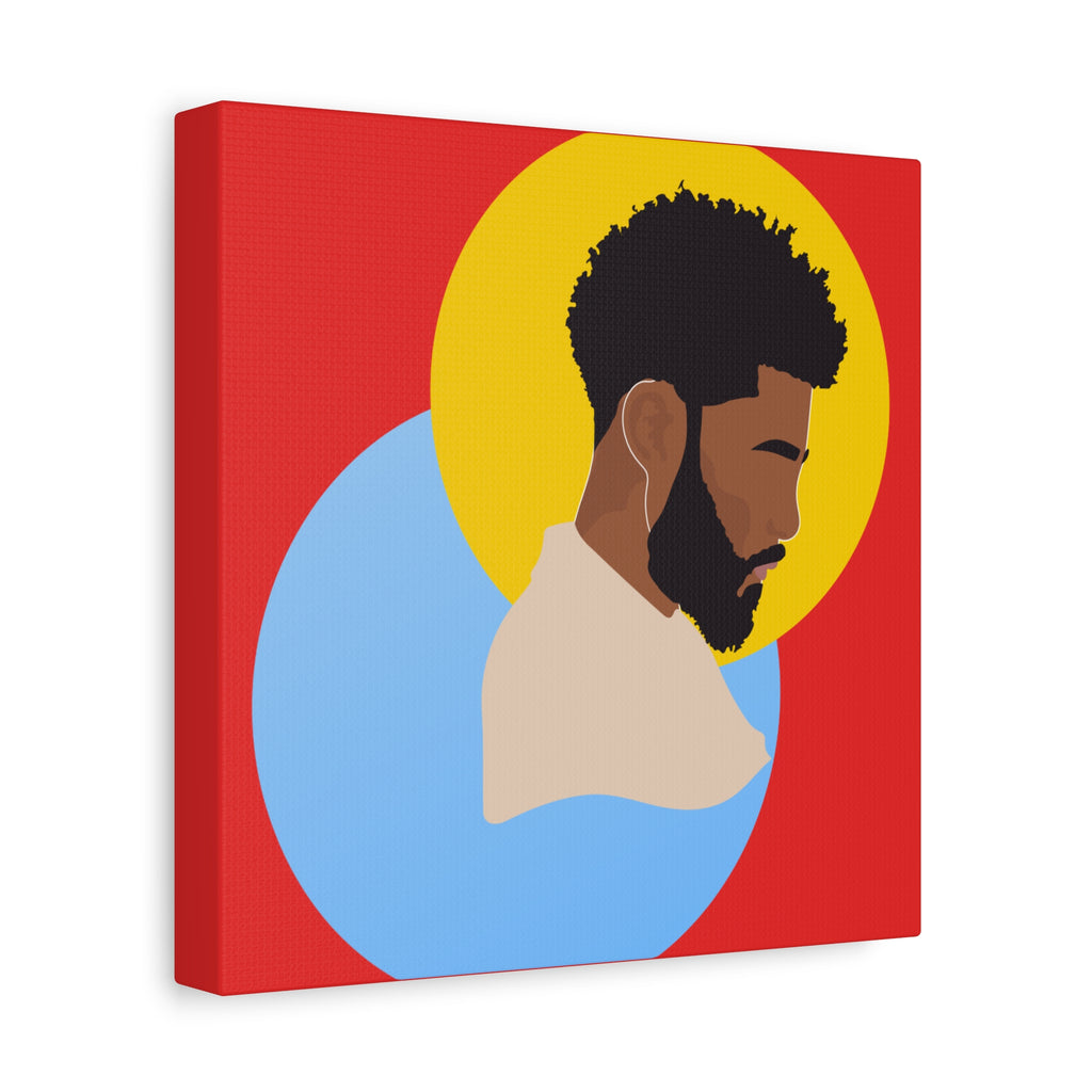 Male Silhouette — Canvas Art