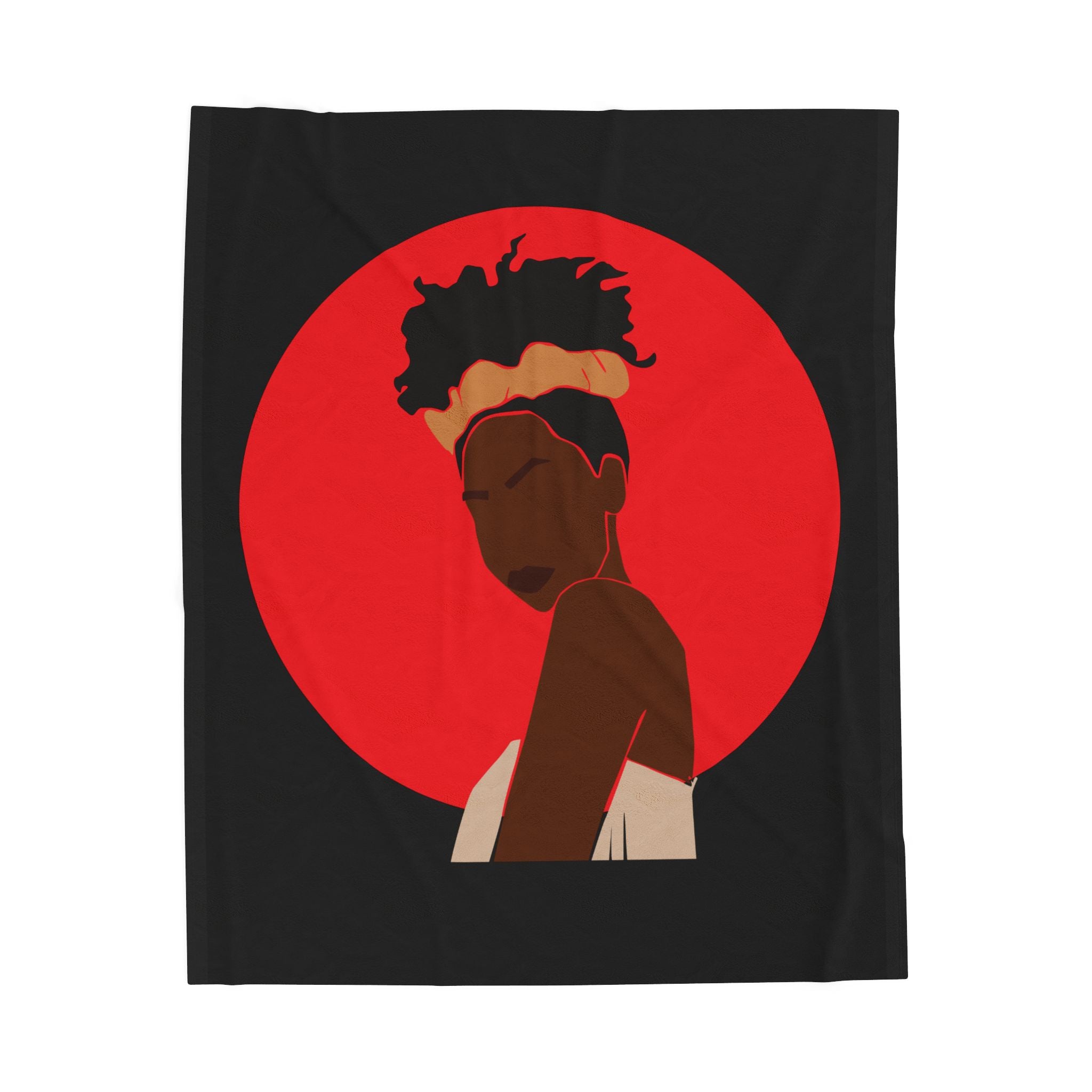 Bold Red Woman - Blanket