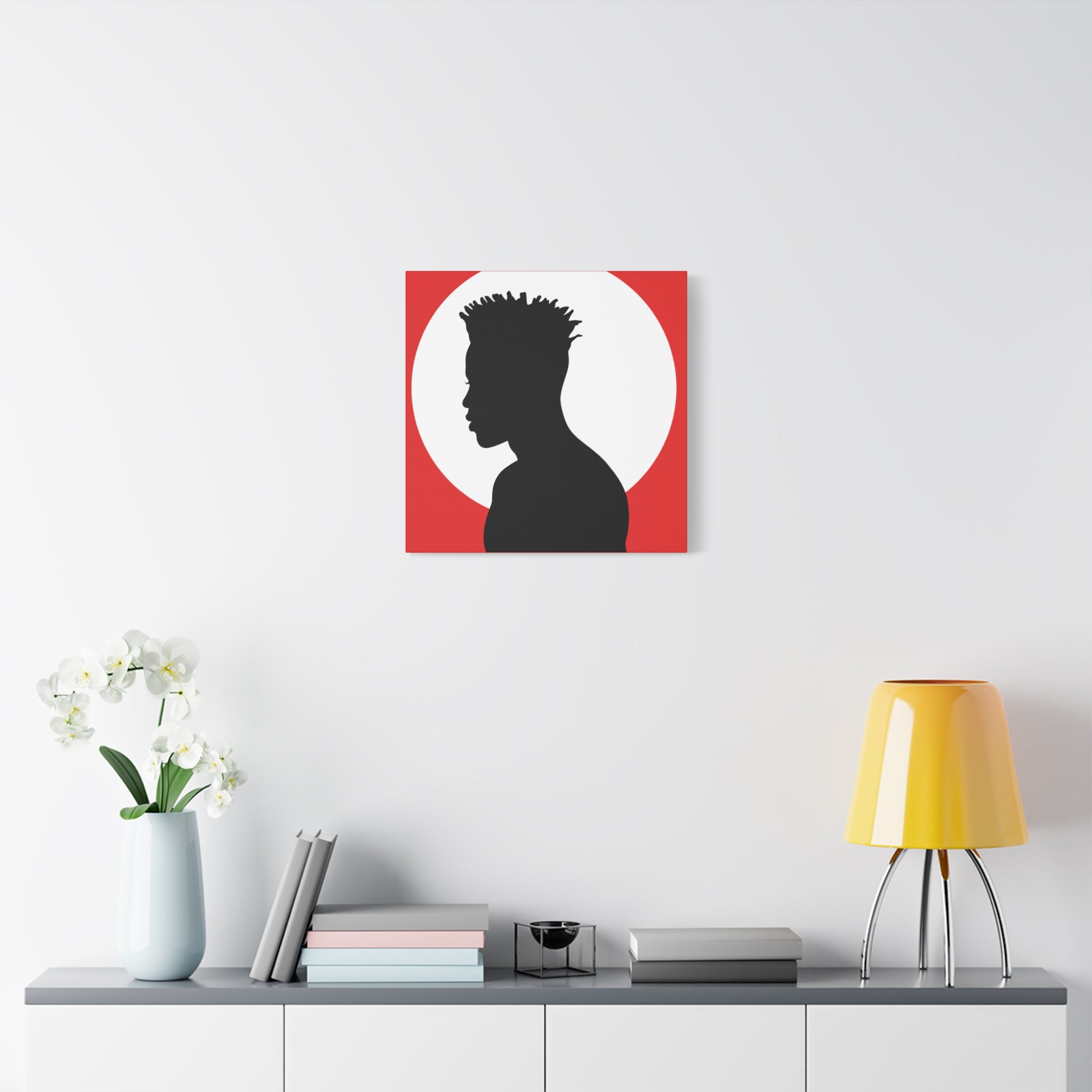 Male Silhouette — Canvas Art