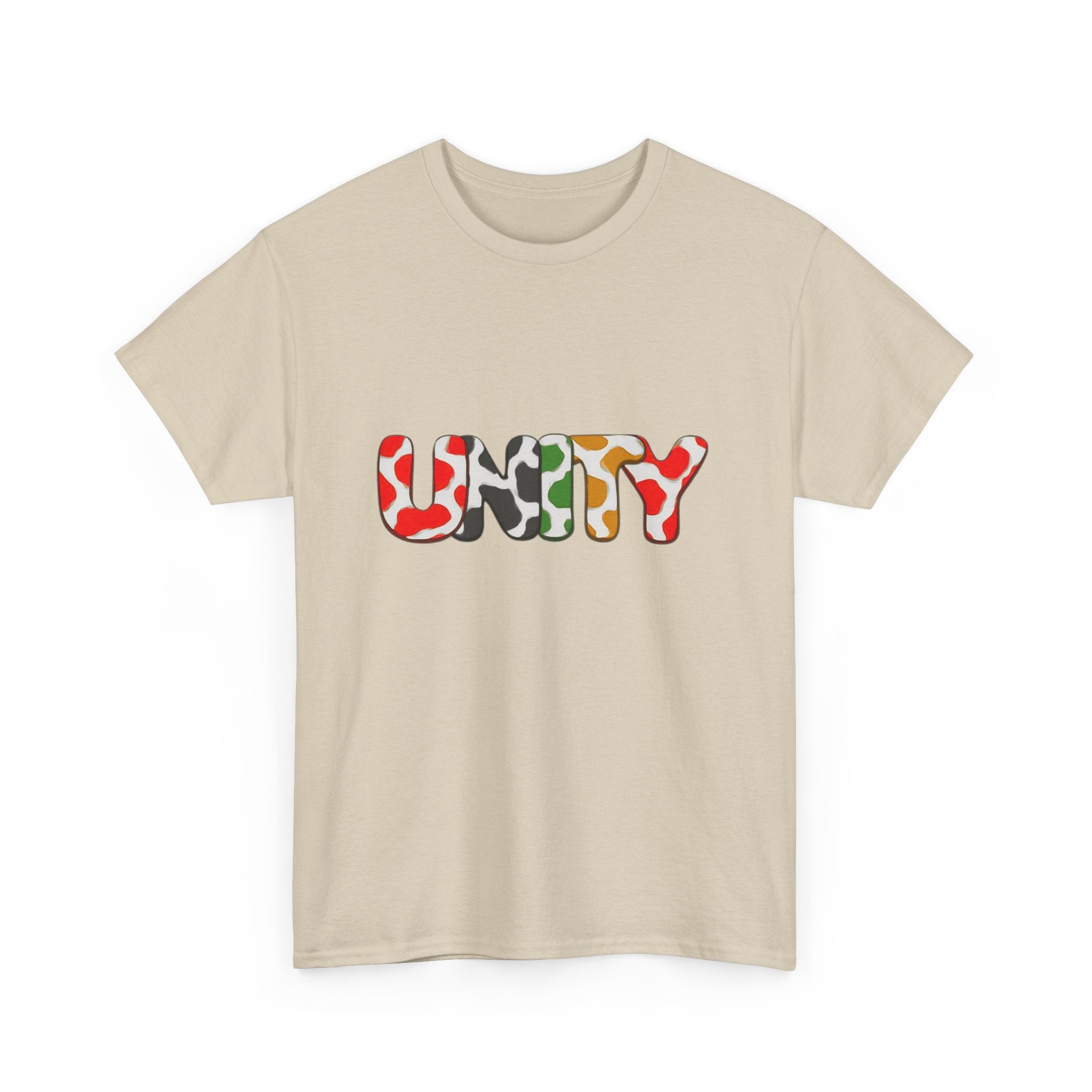 Unity  Colorful Camouflage –Empowerment Tee Shirt
