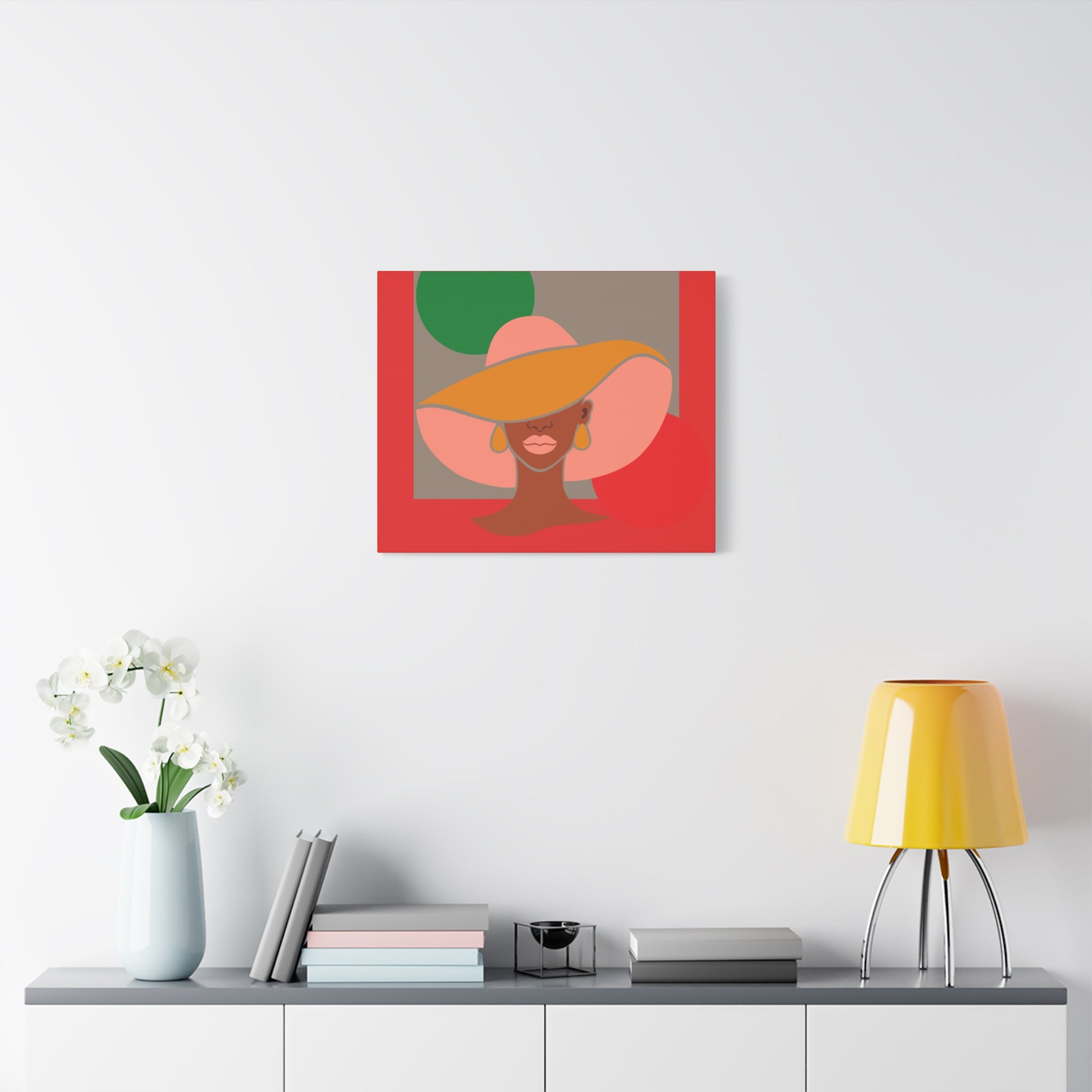 Hat Woman — Canvas Art