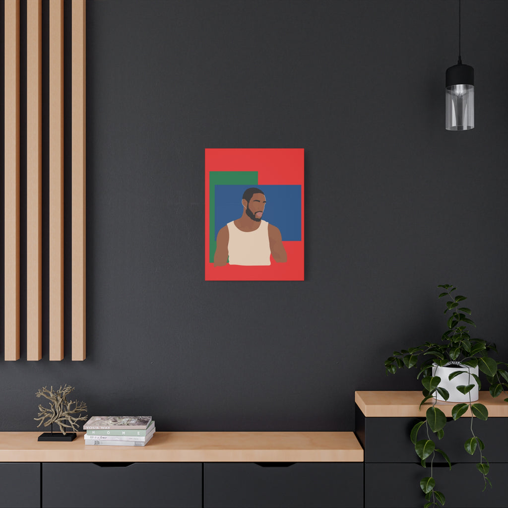 Modern Minimalist Bold Color Block -  Canvas Art