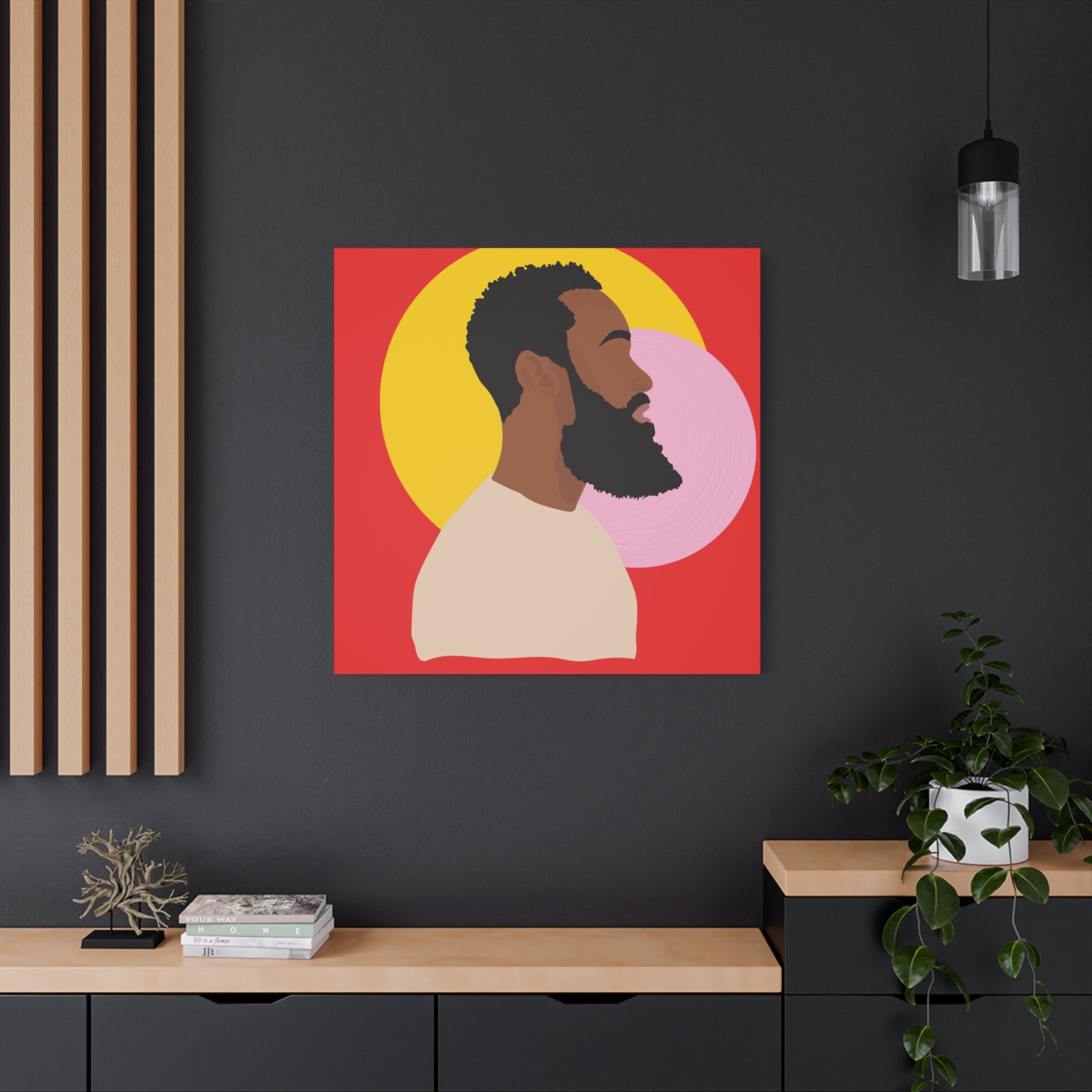 Bearded Man - Canvas Art