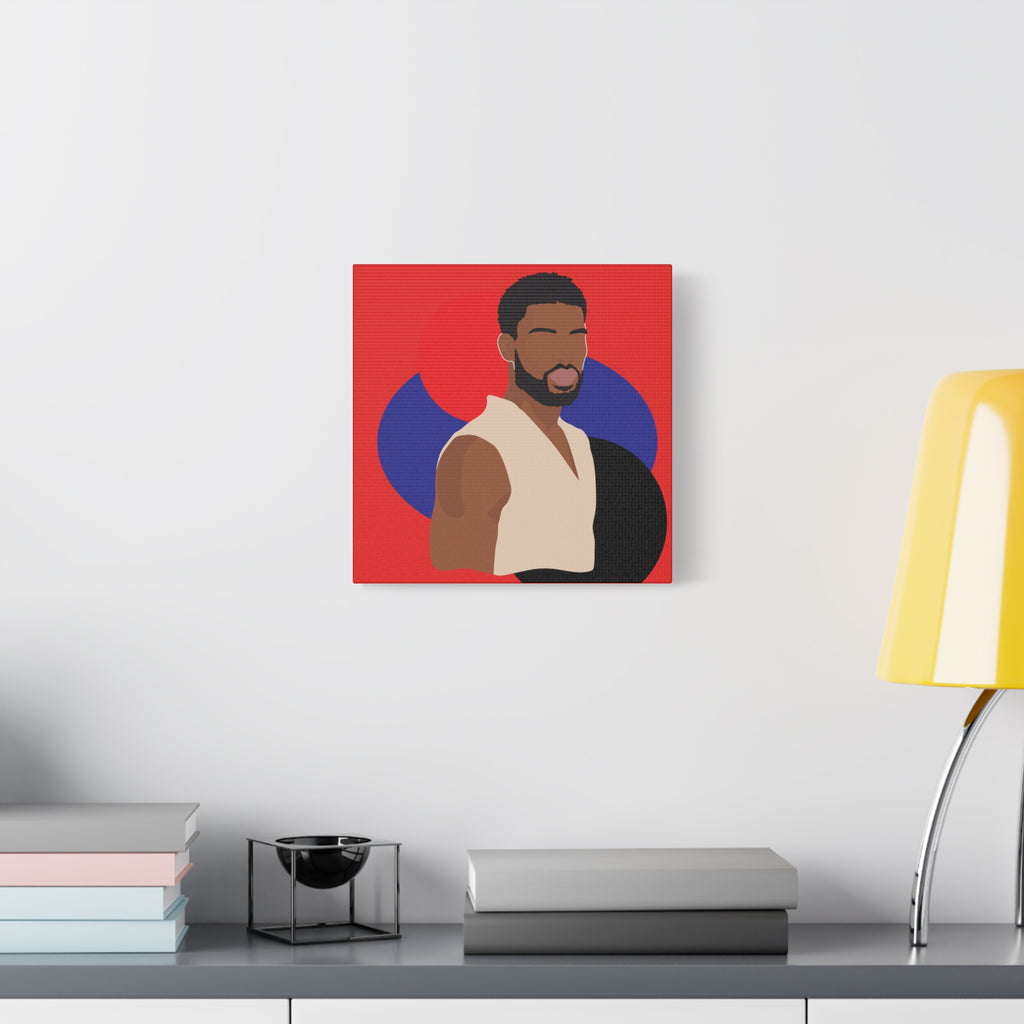 Minimalist Afro Male – Canvas Art
