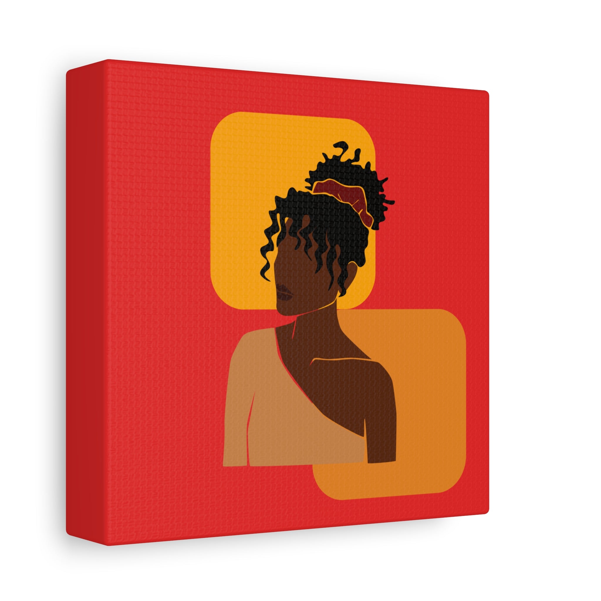 Afrocentric Black Woman - Canvas Art