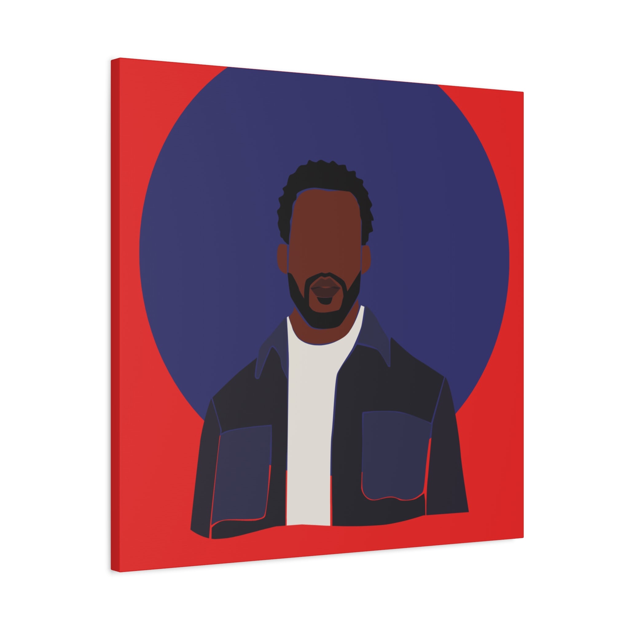 Minimalist Male Abstract — Canvas Art