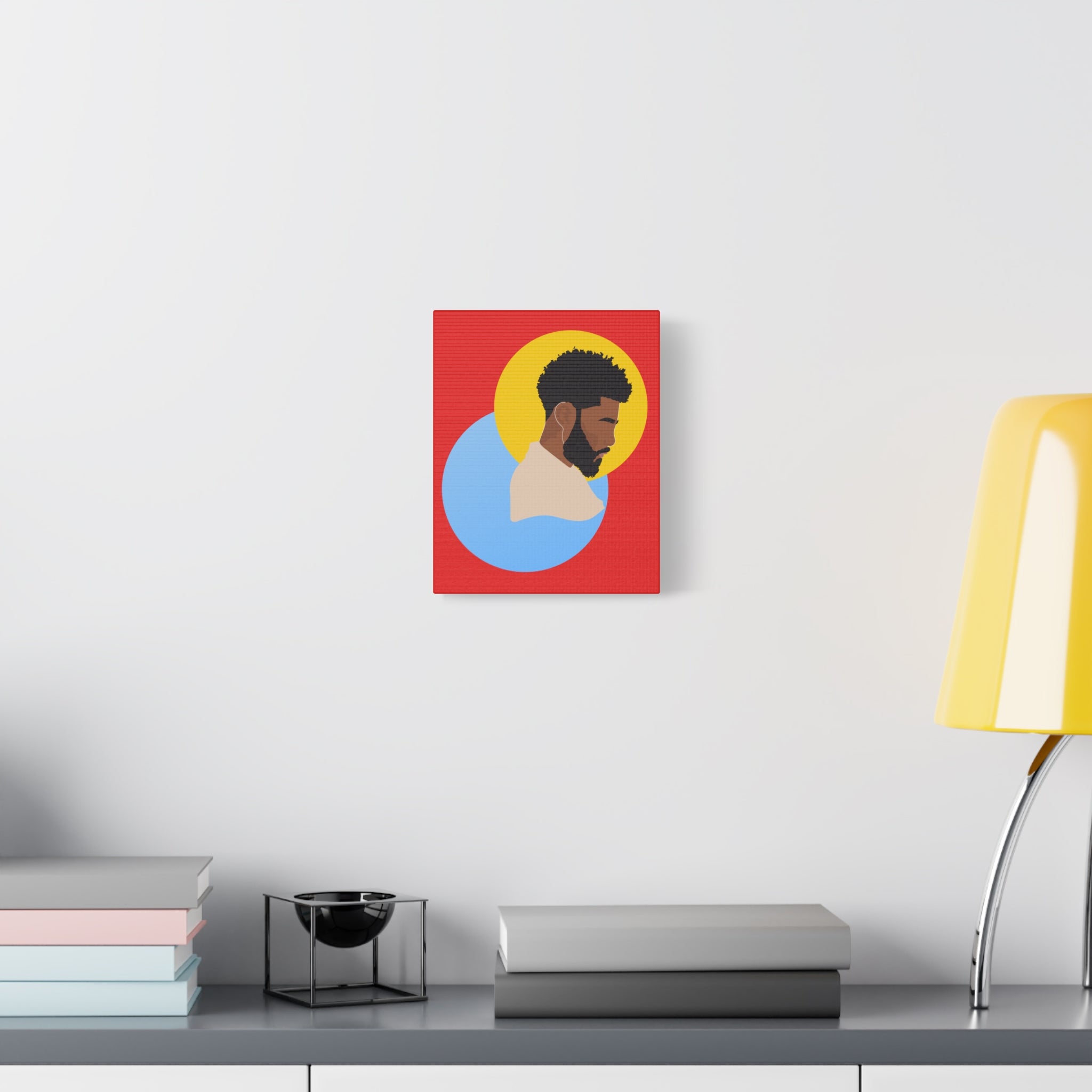 Male Silhouette — Canvas Art
