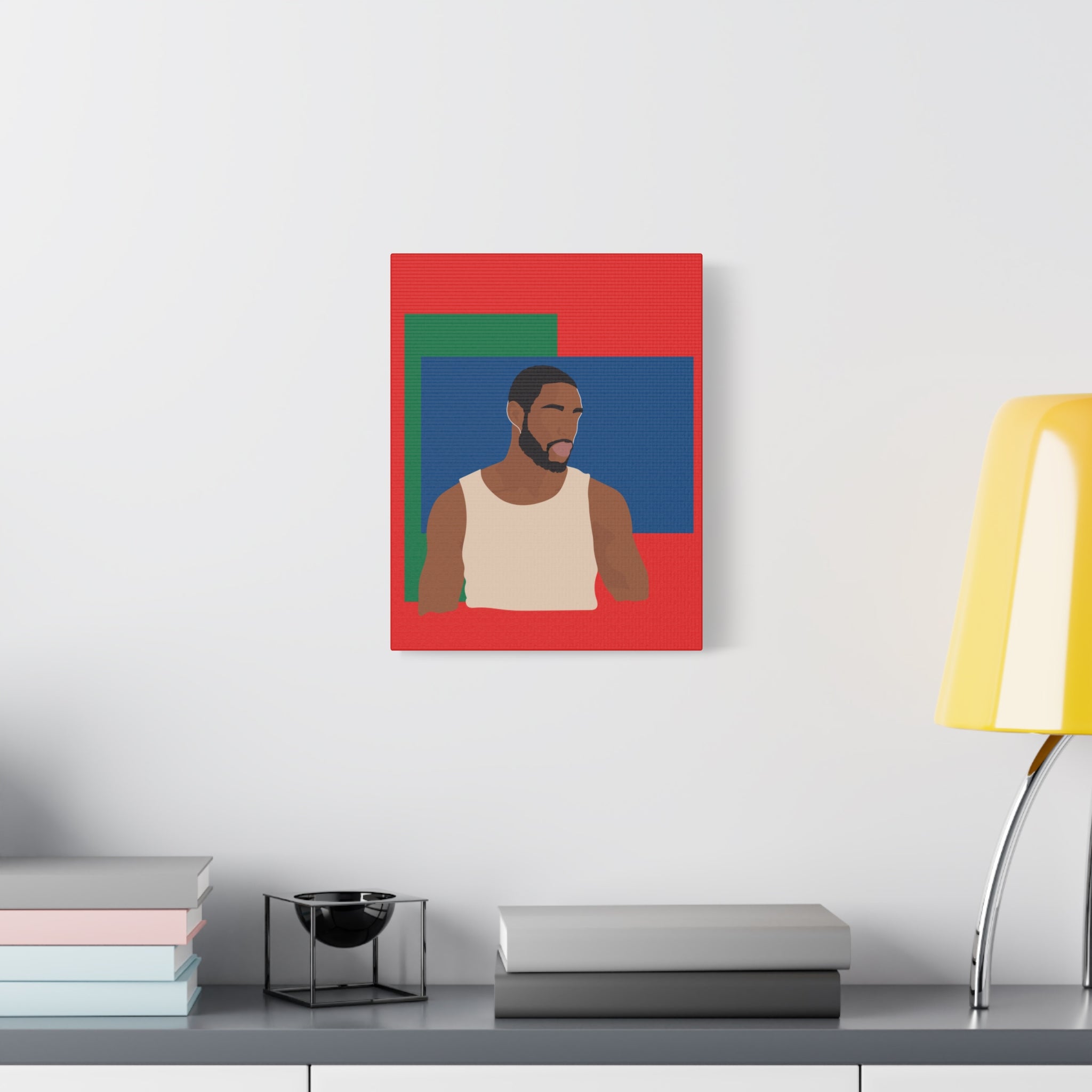 Modern Minimalist Bold Color Block -  Canvas Art