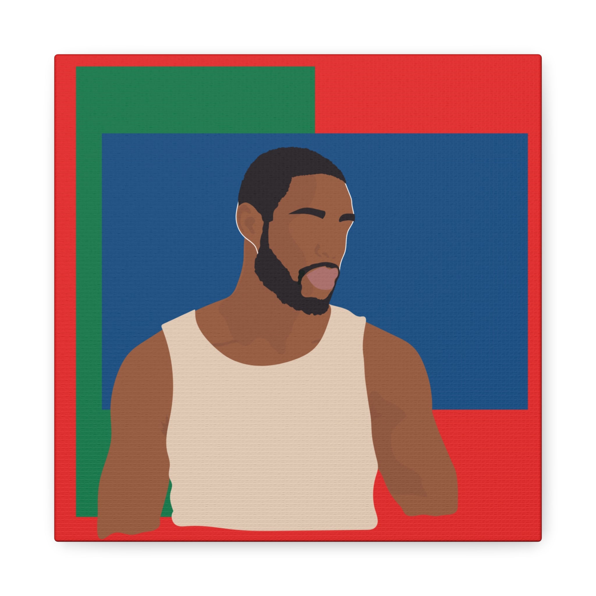 Modern Minimalist Bold Color Block -  Canvas Art