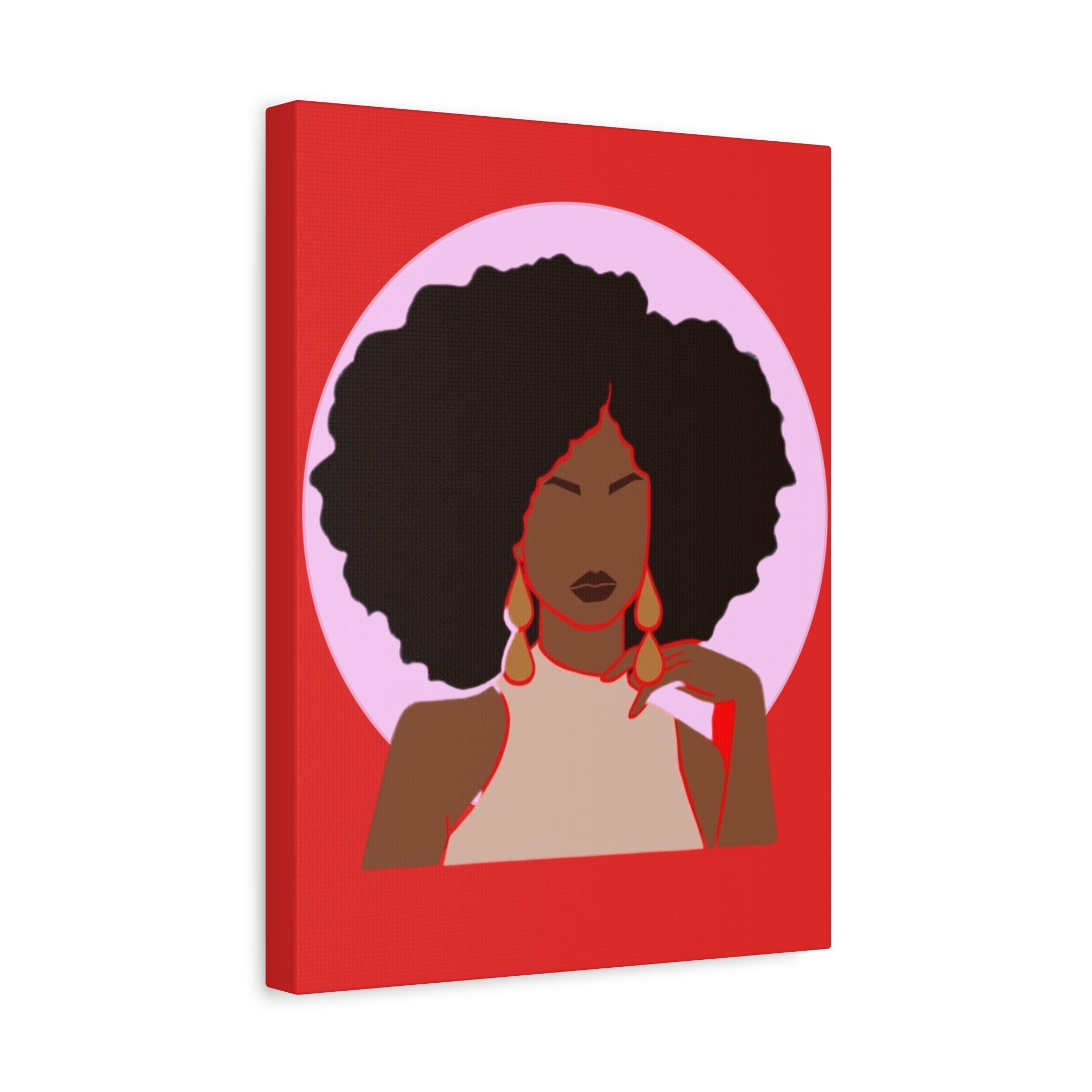 Afro Woman — Art Canvas