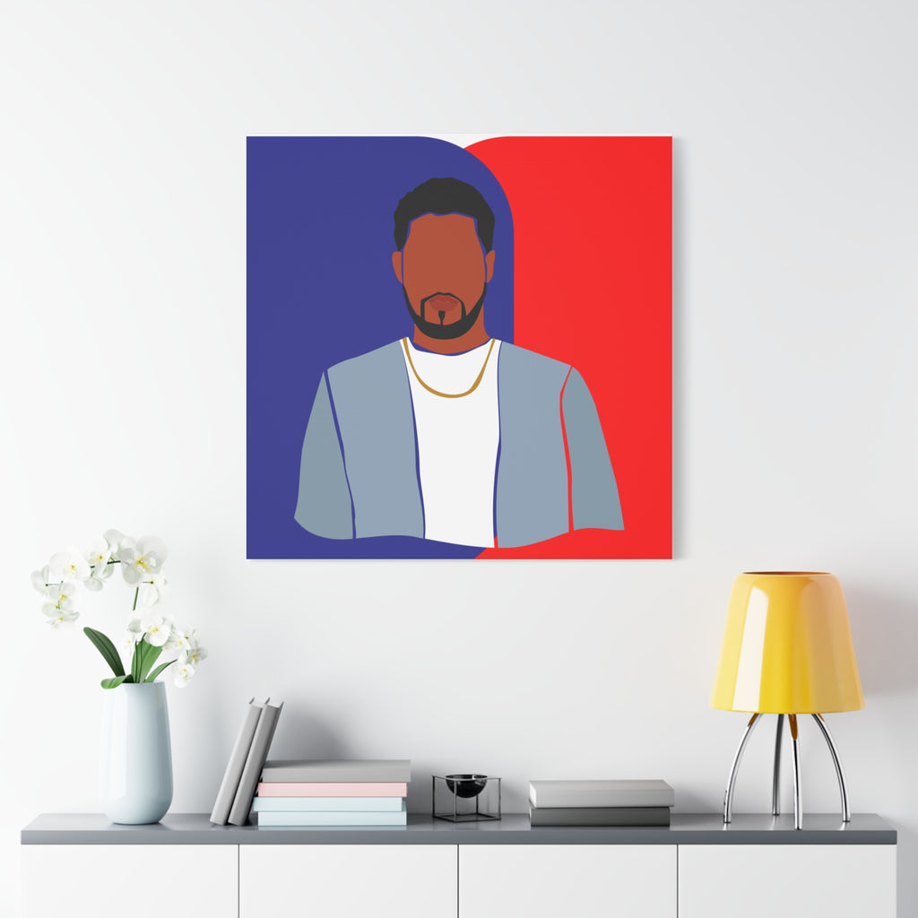 Abstract Male Figure - Canvas Art