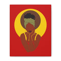 Afrocentric Woman Silhouette  — Canvas Art